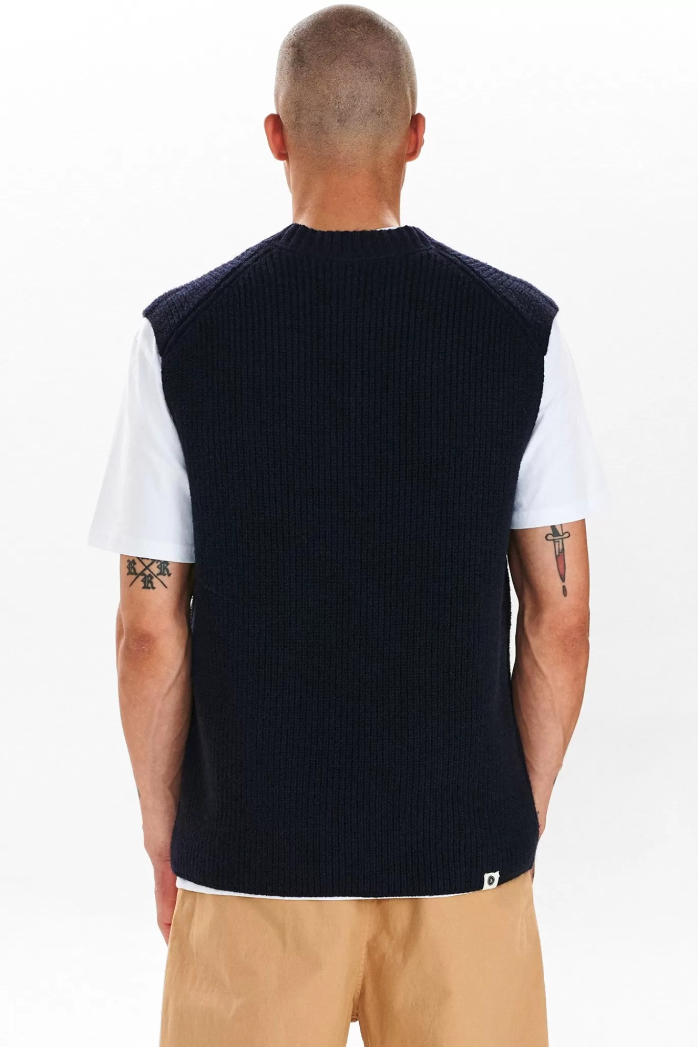 Anerkjendt Knits<Akkarsten Slipover Vneck - Dark Navy