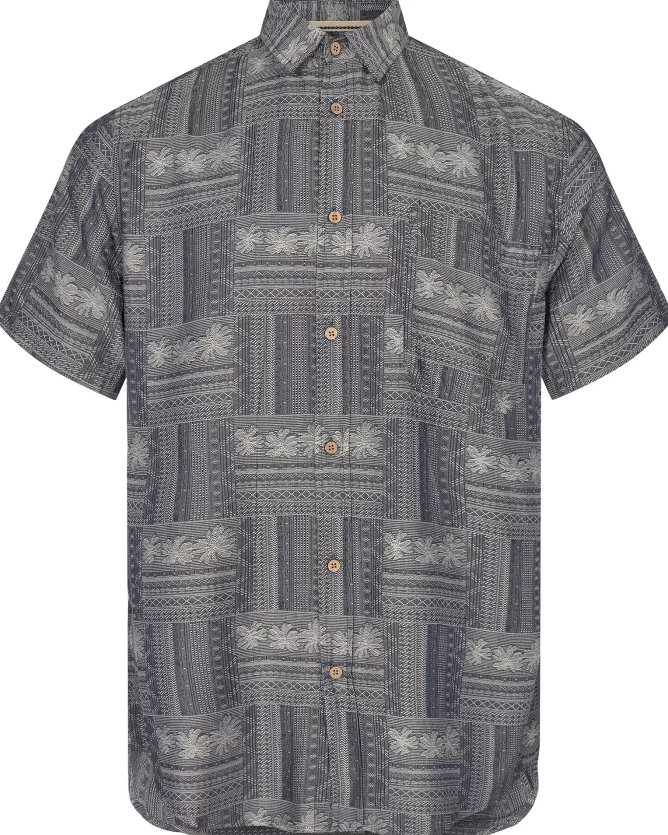 Anerkjendt Shirts<Akkian Jacquard Shirt - Sky Captain