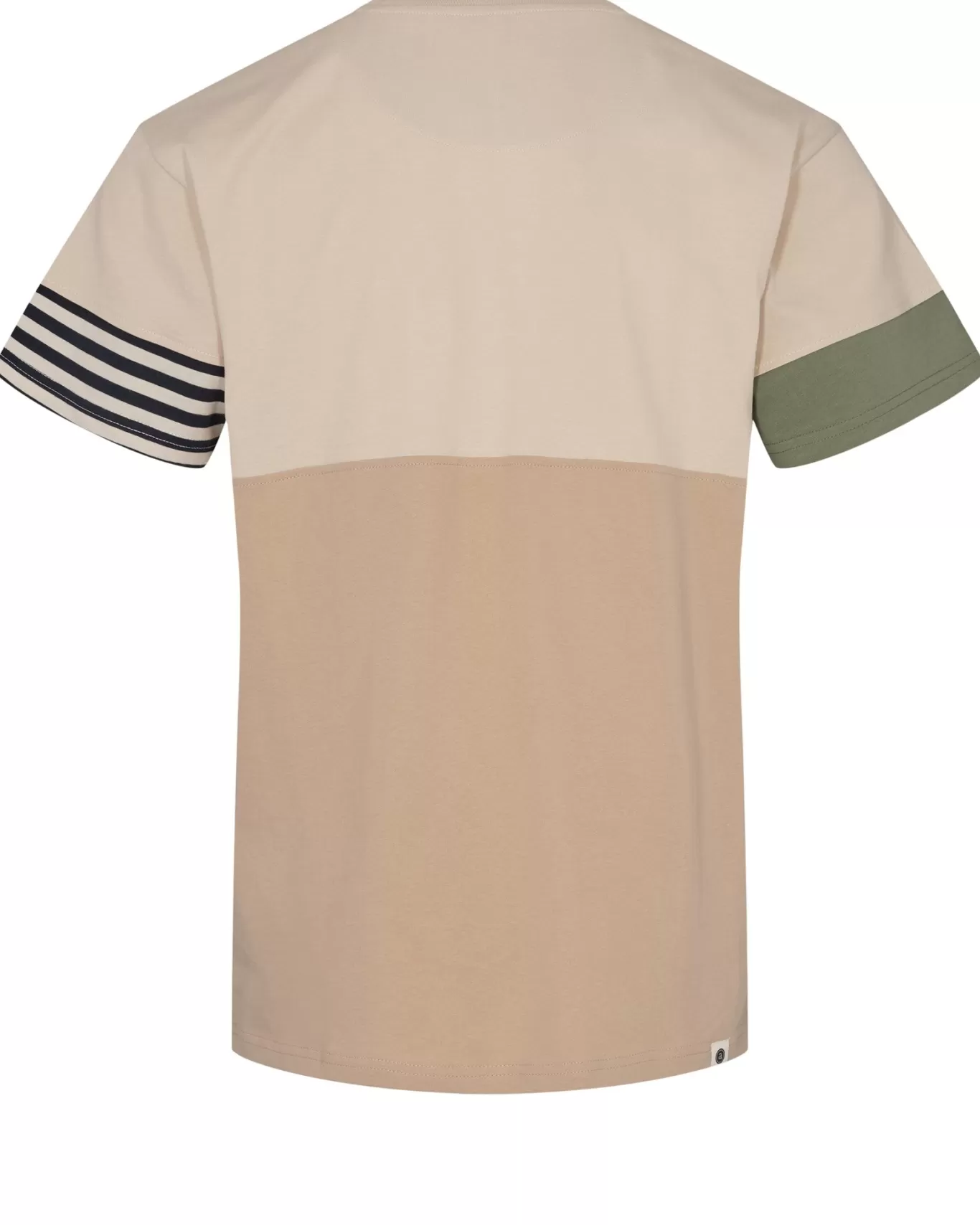 Anerkjendt Tees<Akkikki Cb Stripe Tee - Brown Rice