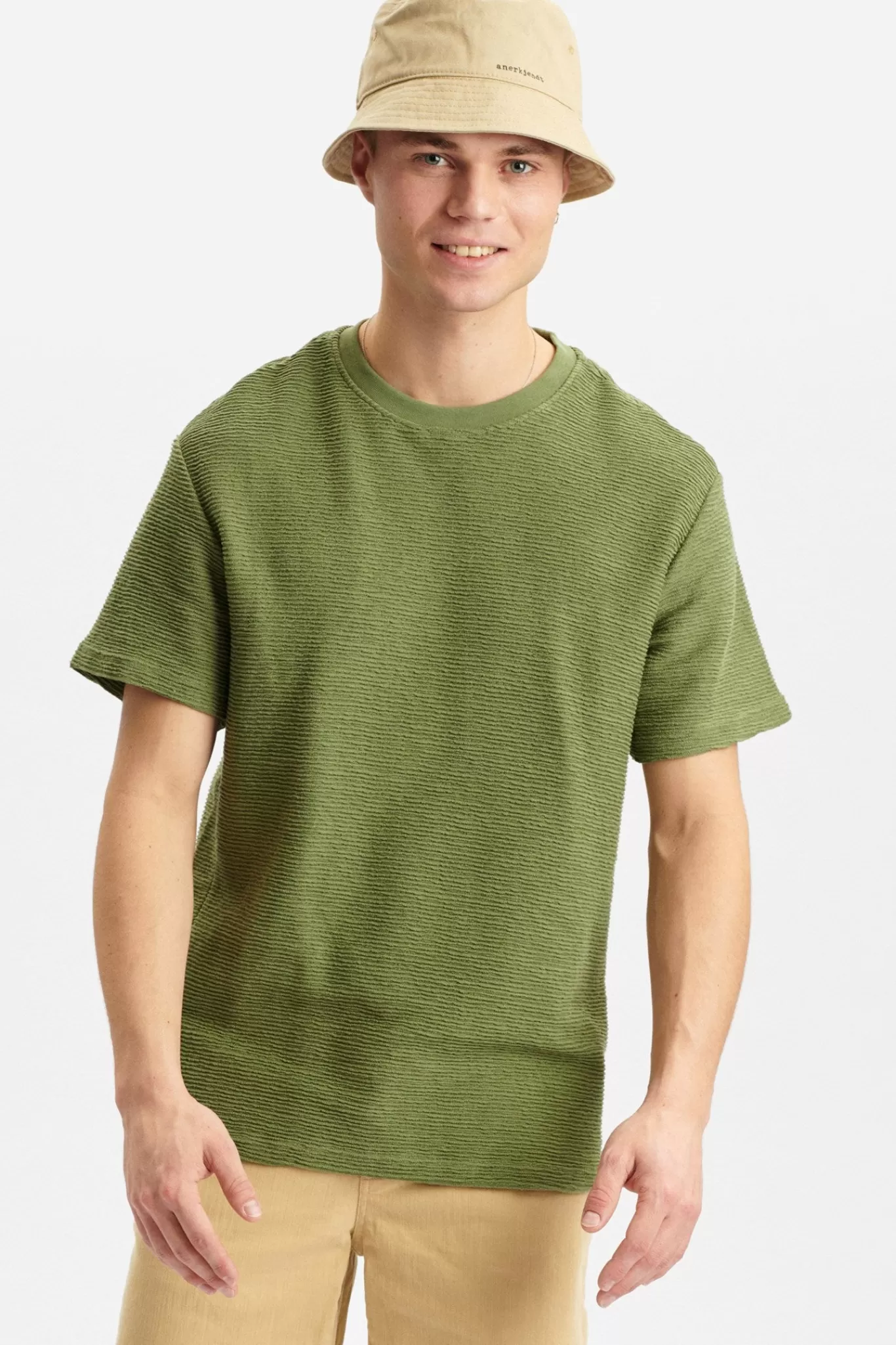 Anerkjendt Tees<Akkikki Curved Tee - Olivine