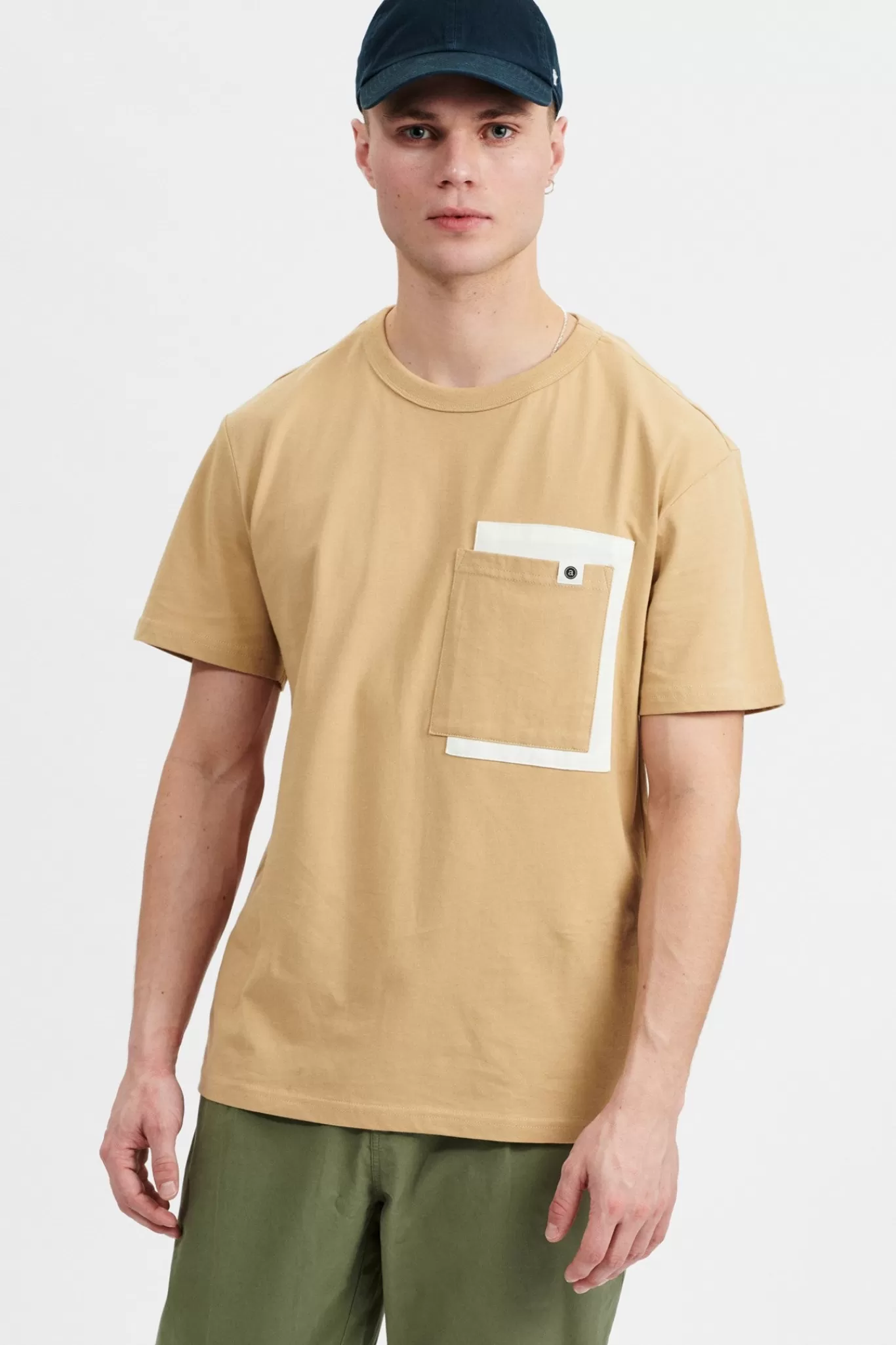 Anerkjendt Tees<Akkikki Double Pocket Tee - Incense