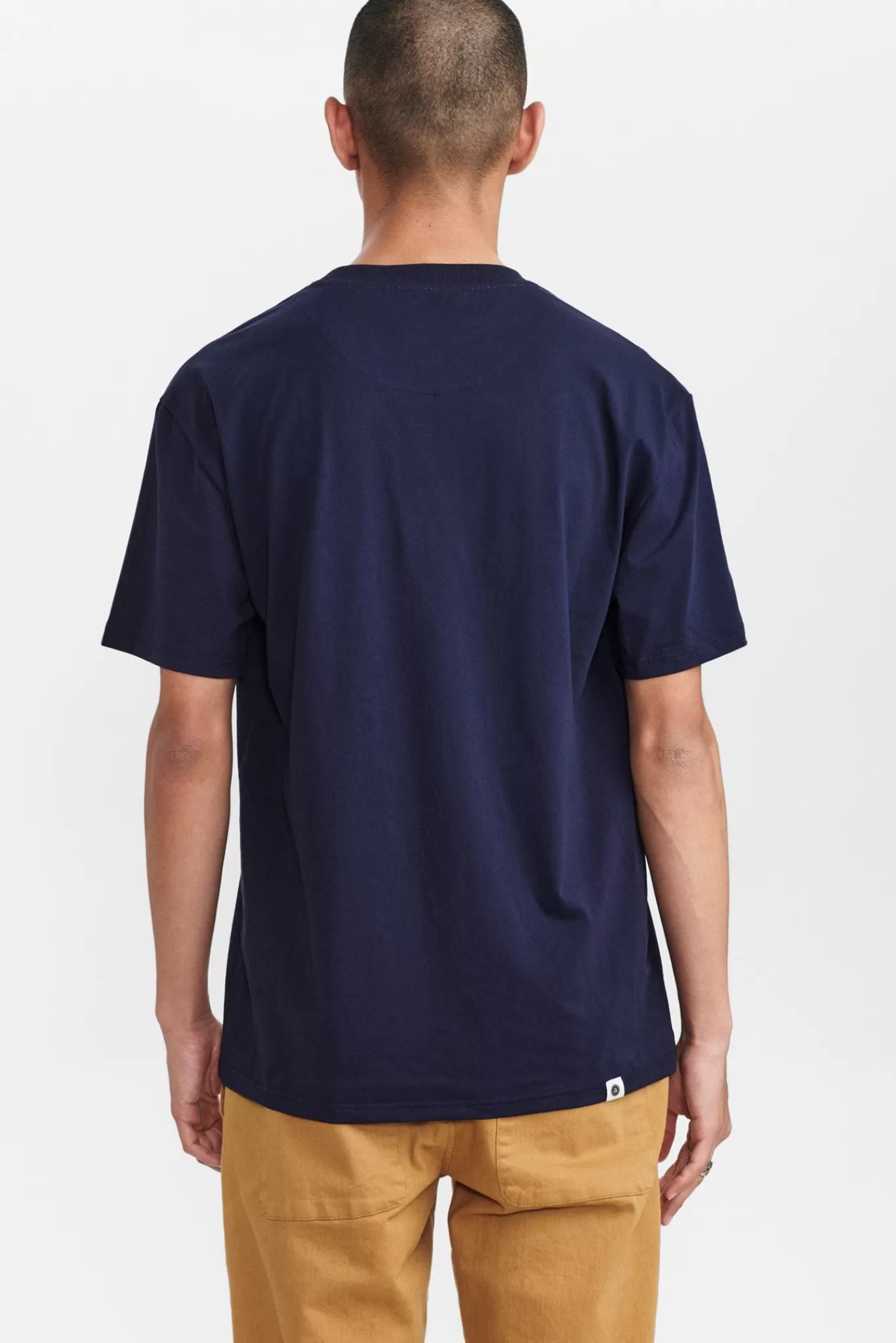 Anerkjendt Tees<Akkikki Embroided Tee - Sky Captain