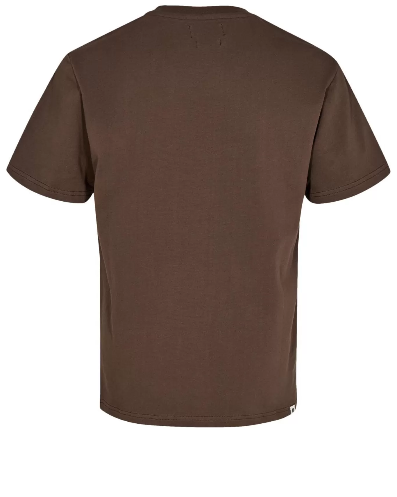 Anerkjendt Tees<Akkikki Jacquard Pocket Tee - Chocolate Brown