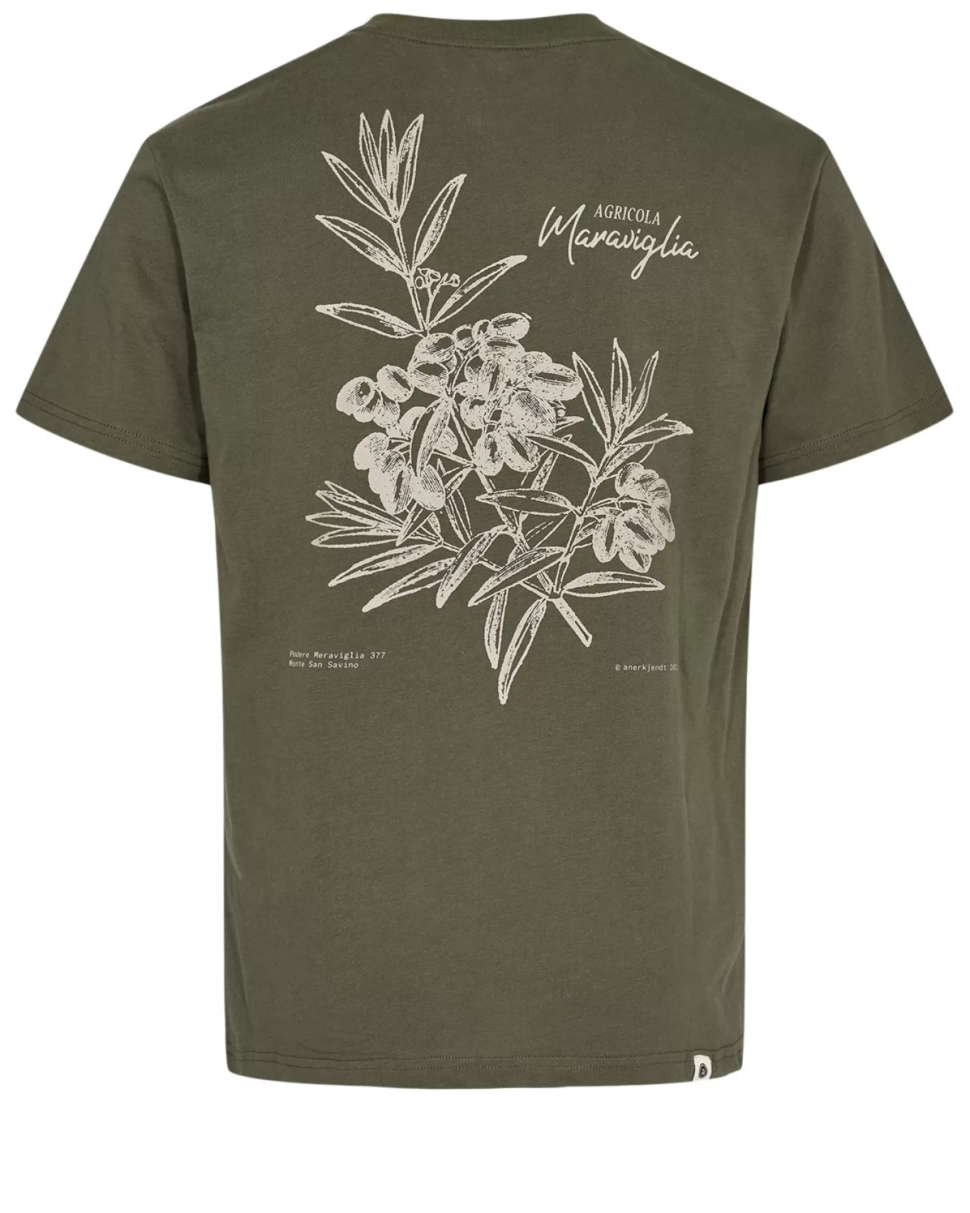 Anerkjendt Tees<Akkikki Olive2 S/S - Forest Night