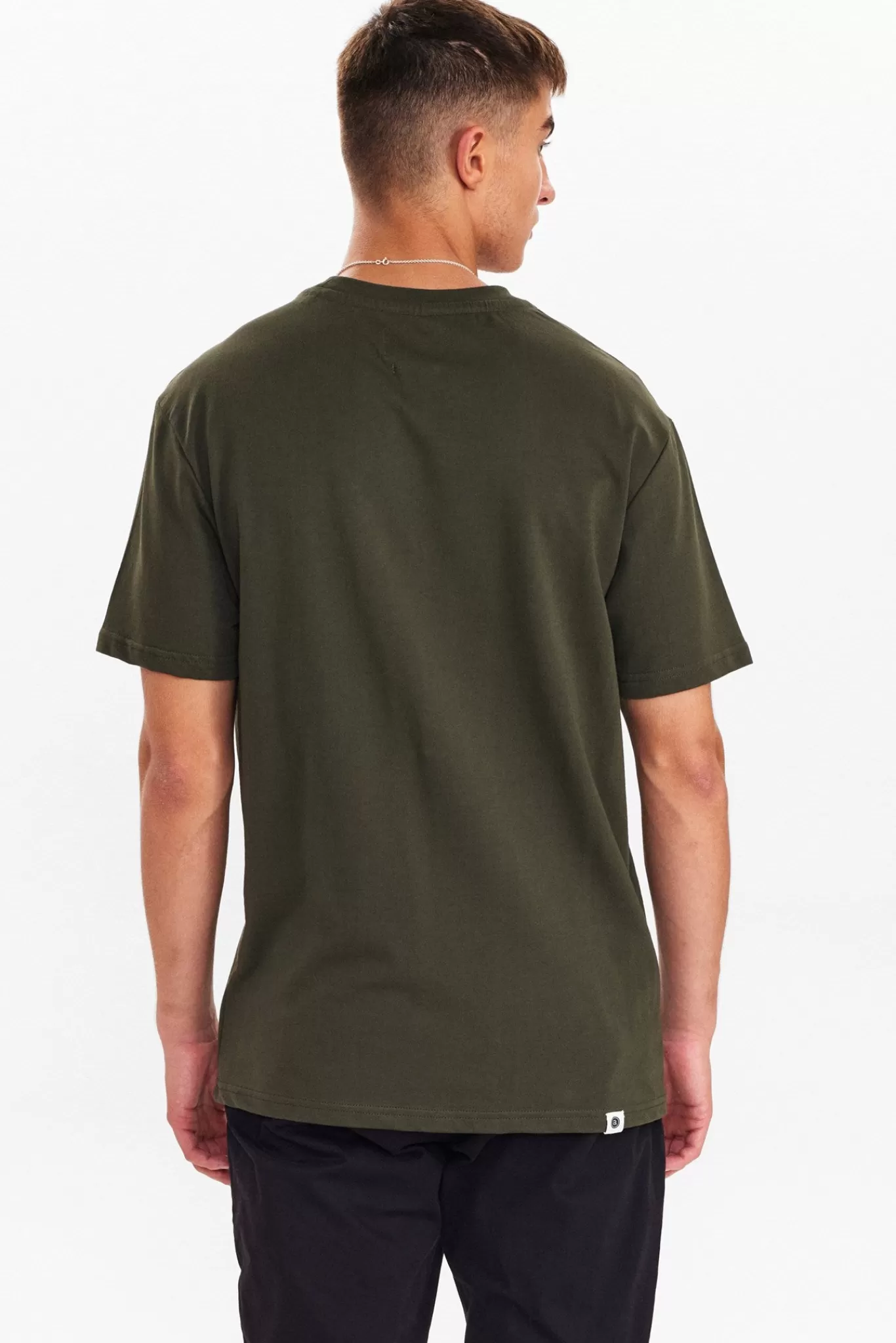 Anerkjendt Tees<Akkikki Print Pocket Tee - Forest Night