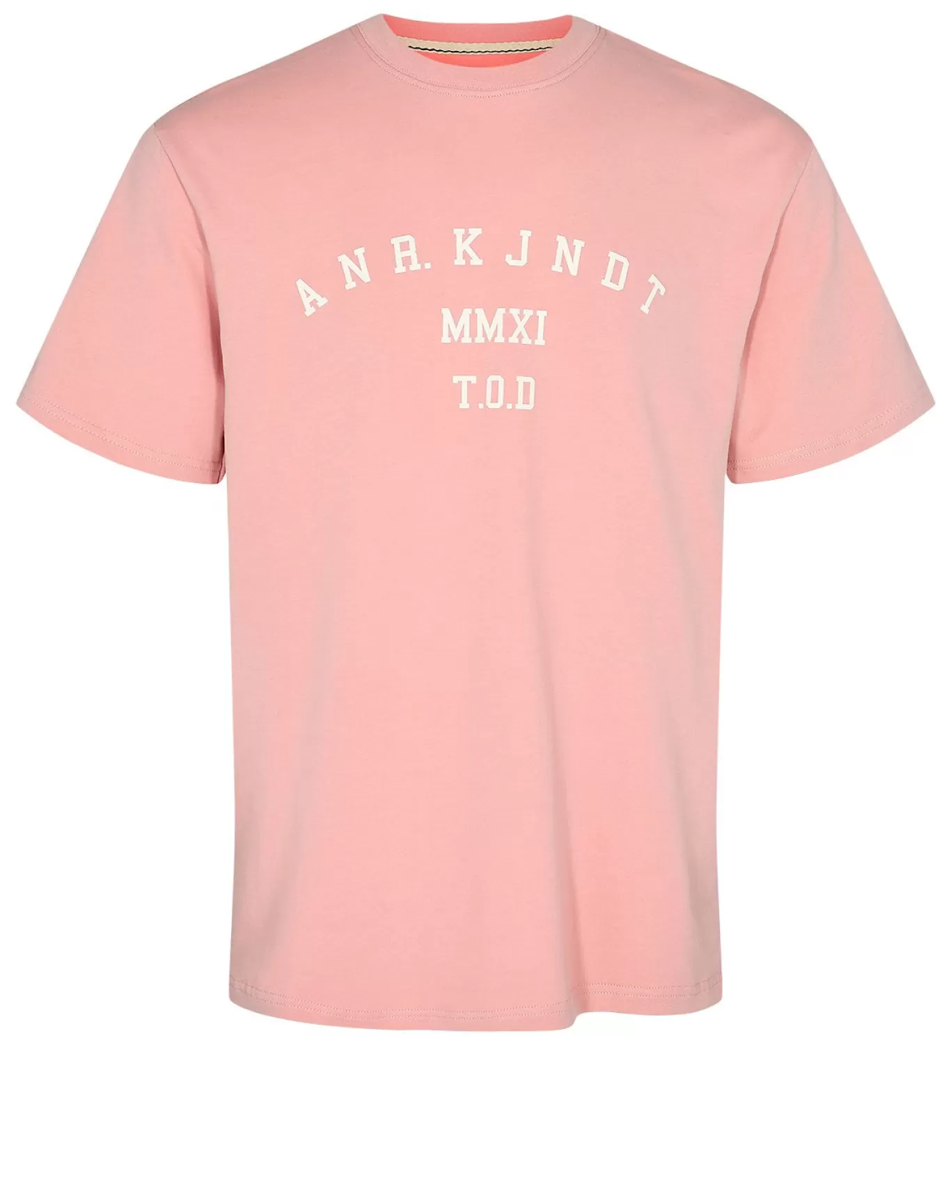 Anerkjendt Tees<Akkikki S/S Box Logo Tee - Rose Tan