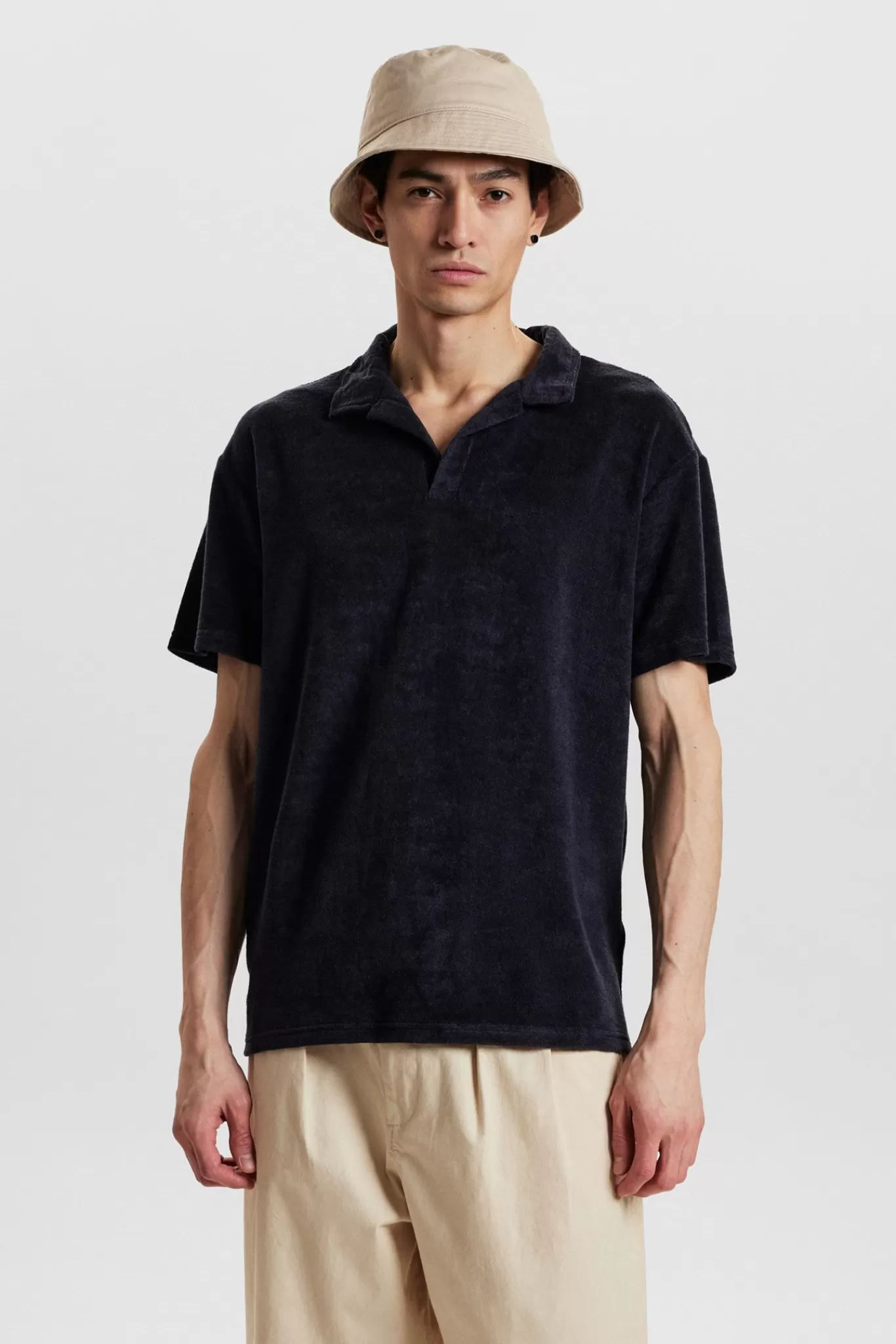 Anerkjendt Tees<Akkikki S/S Frotte Cuba - Dark Navy