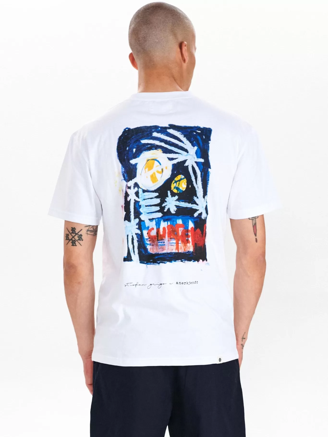 Anerkjendt Tees<Akkikki Stiofan - B Tee - White