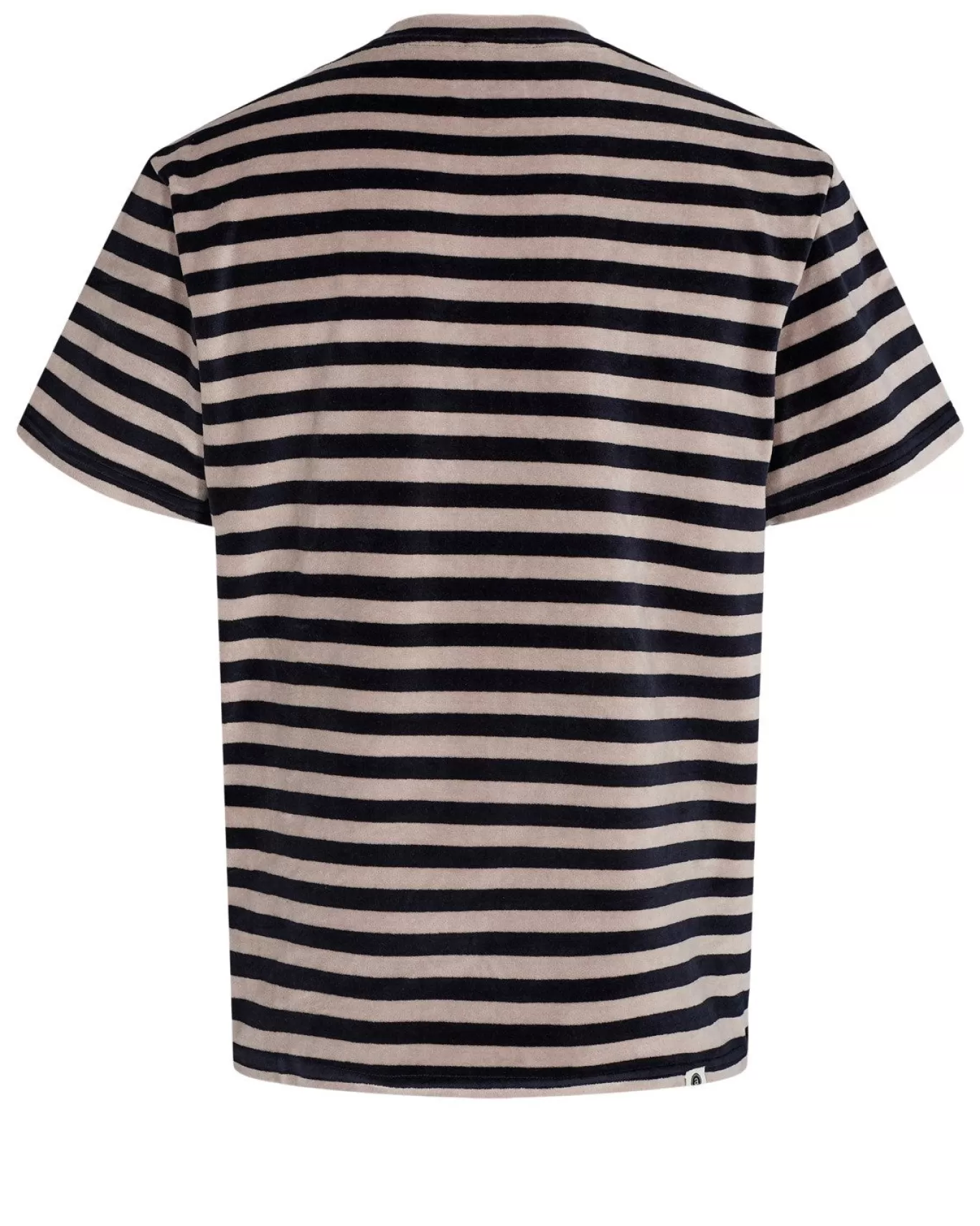 Anerkjendt Tees<Akkikki Velvet Stripe Tee - Dark Navy