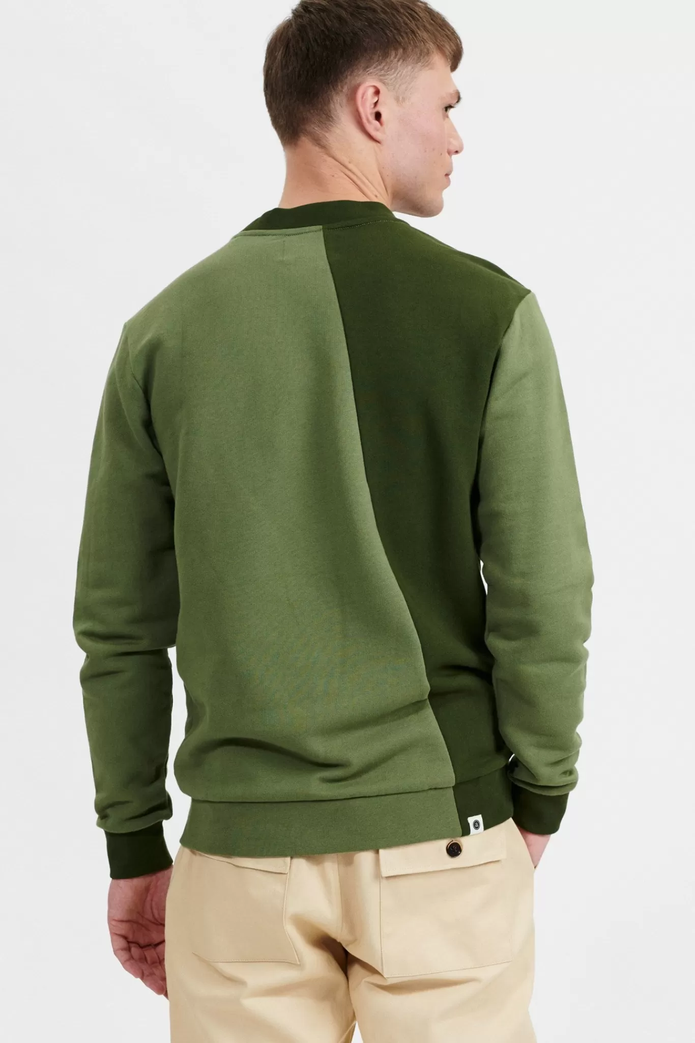 Anerkjendt Sweatshirts<Akklaus Colorblock Sweat - Olivine