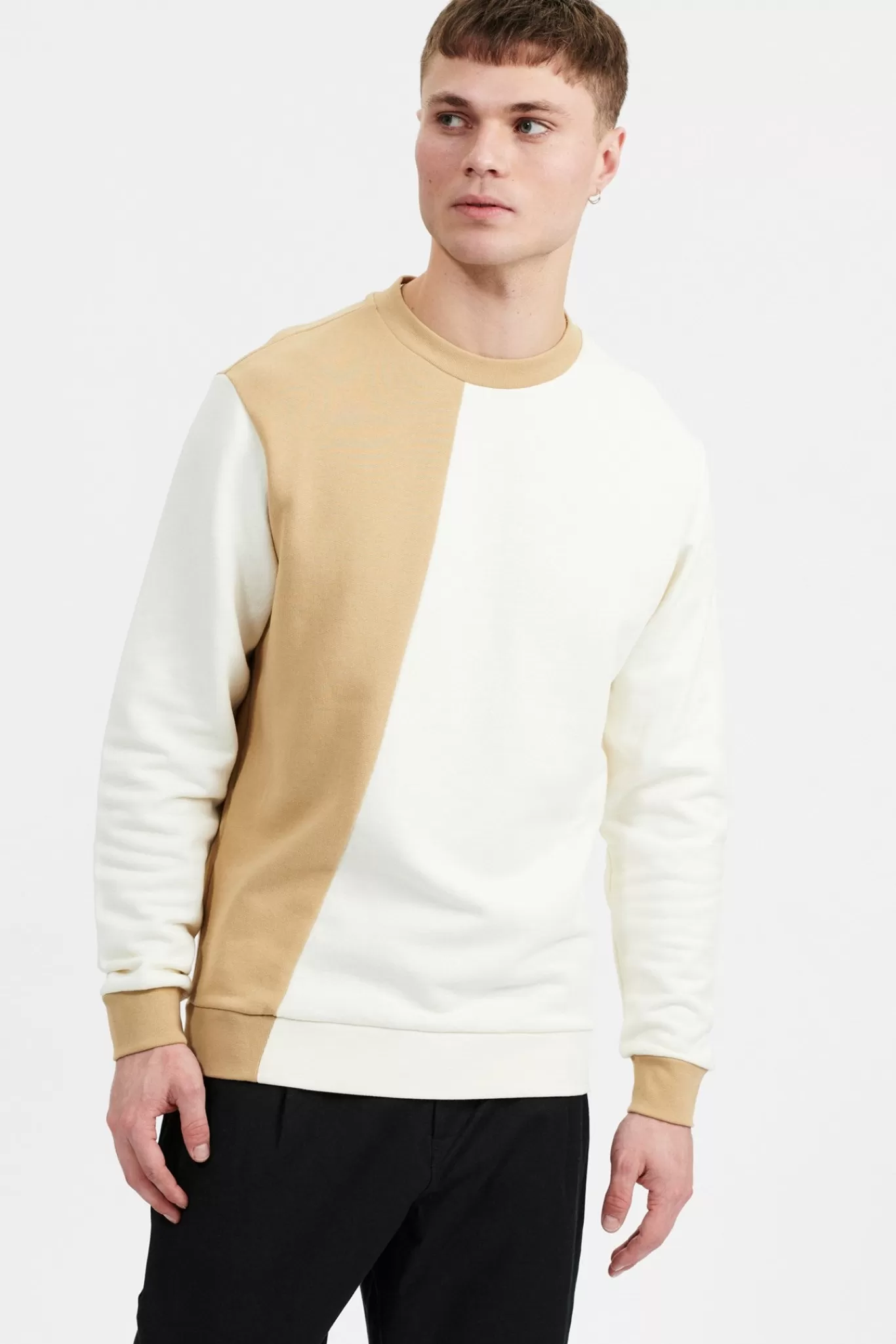 Anerkjendt Sweatshirts<Akklaus Colorblock Sweat - Tofu