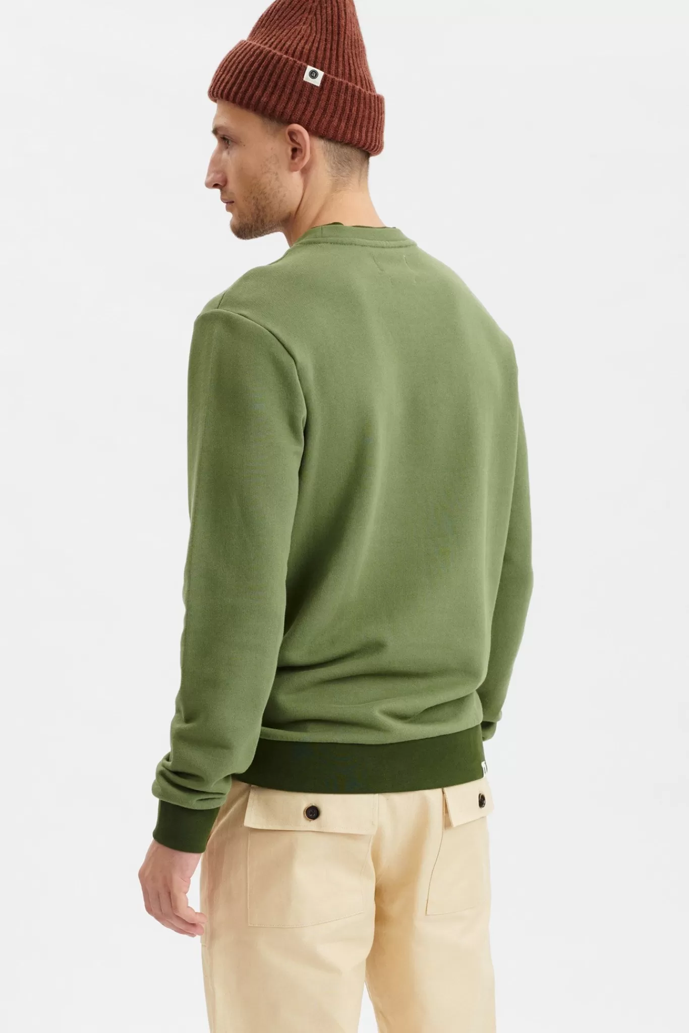 Anerkjendt Sweatshirts<Akklaus Cutline Pocket - Olivine