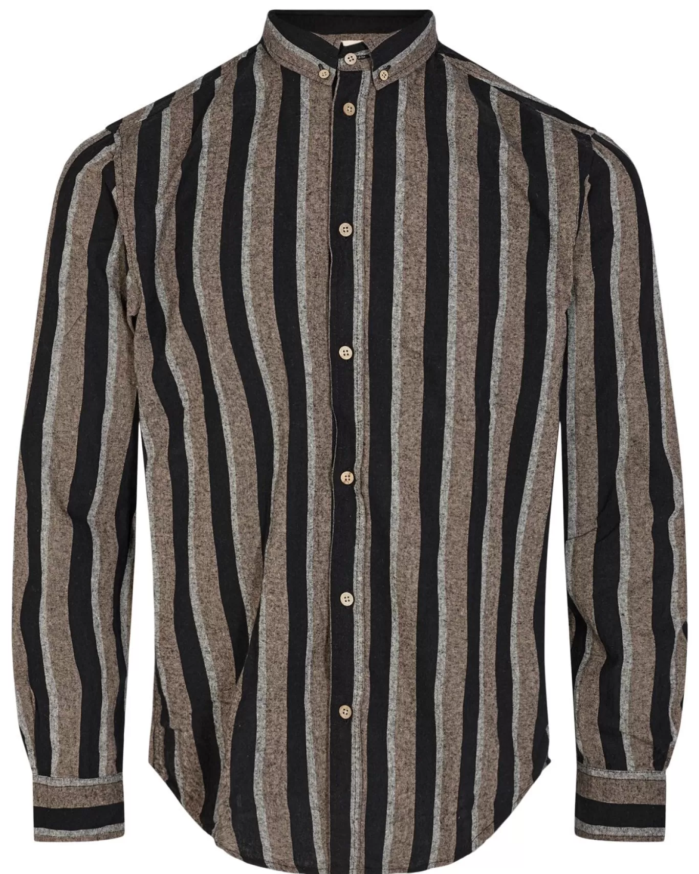 Anerkjendt Shirts<Akkonrad Big Stripe Shirt - Caviar