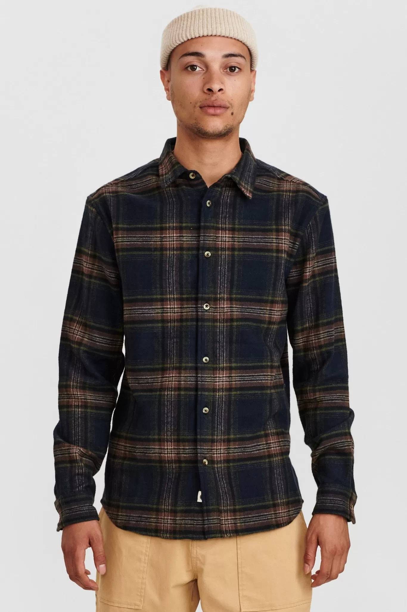 Anerkjendt Shirts<Akkonrad Brushed Check Shirt - Deep Forrest