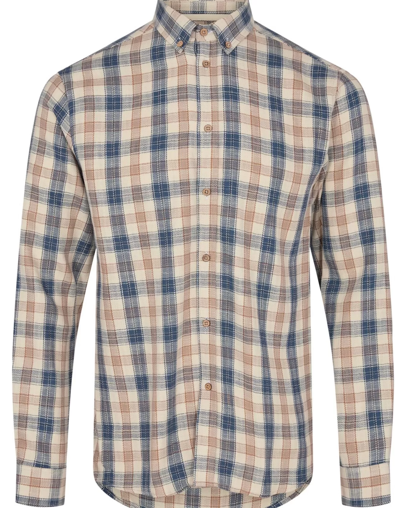 Anerkjendt Shirts<Akkonrad Check Shirt - Sky Captain