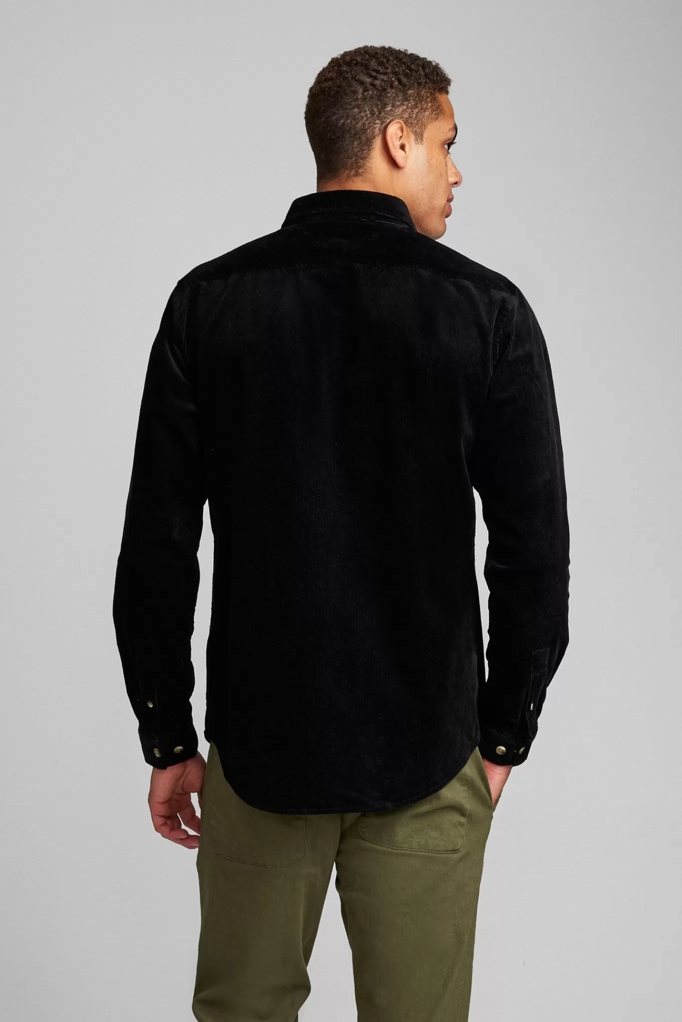 Anerkjendt Shirts<Akkonrad Corduroy Shirt - Caviar