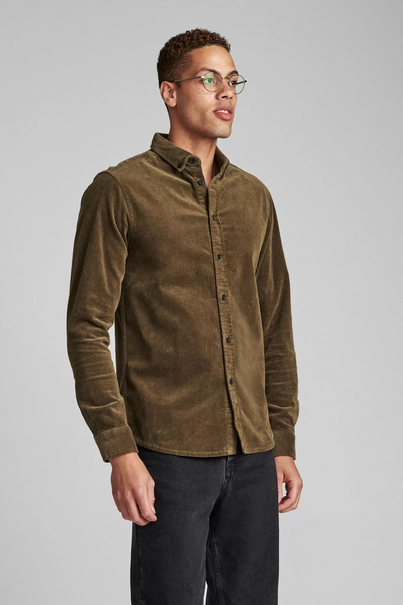 Anerkjendt Shirts<Akkonrad Corduroy Shirt - Deep Depth