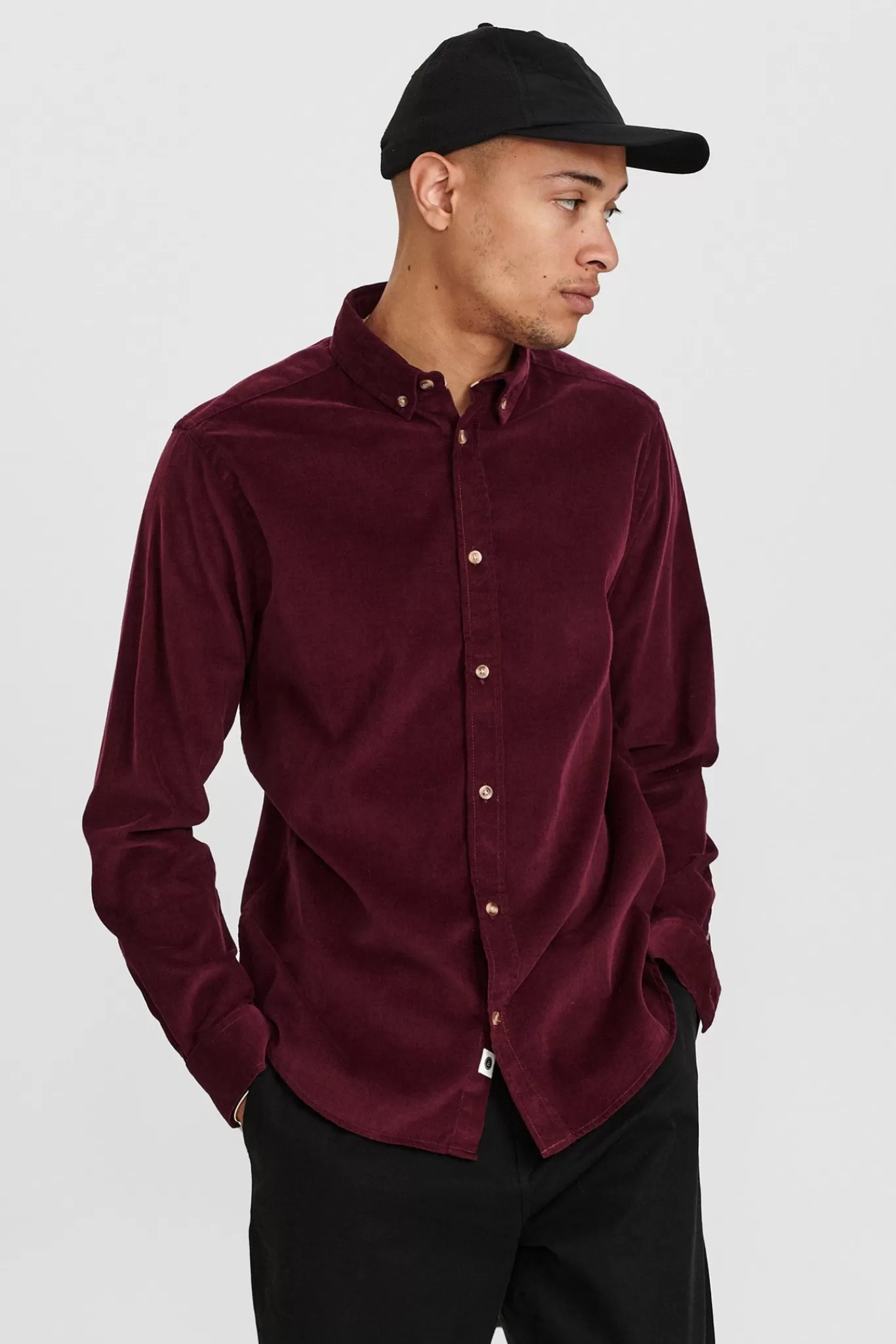 Anerkjendt Shirts<Akkonrad Corduroy Shirt - Vineyard Wine