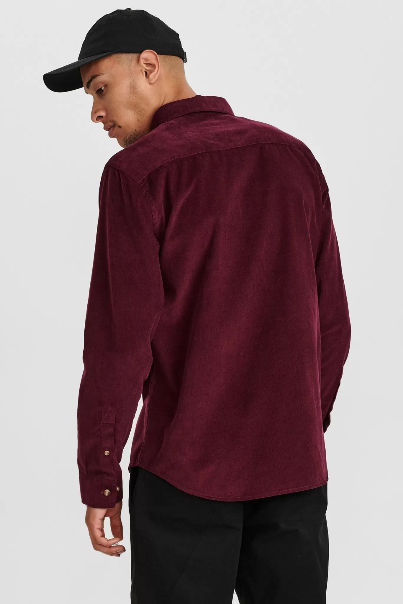 Anerkjendt Shirts<Akkonrad Corduroy Shirt - Vineyard Wine