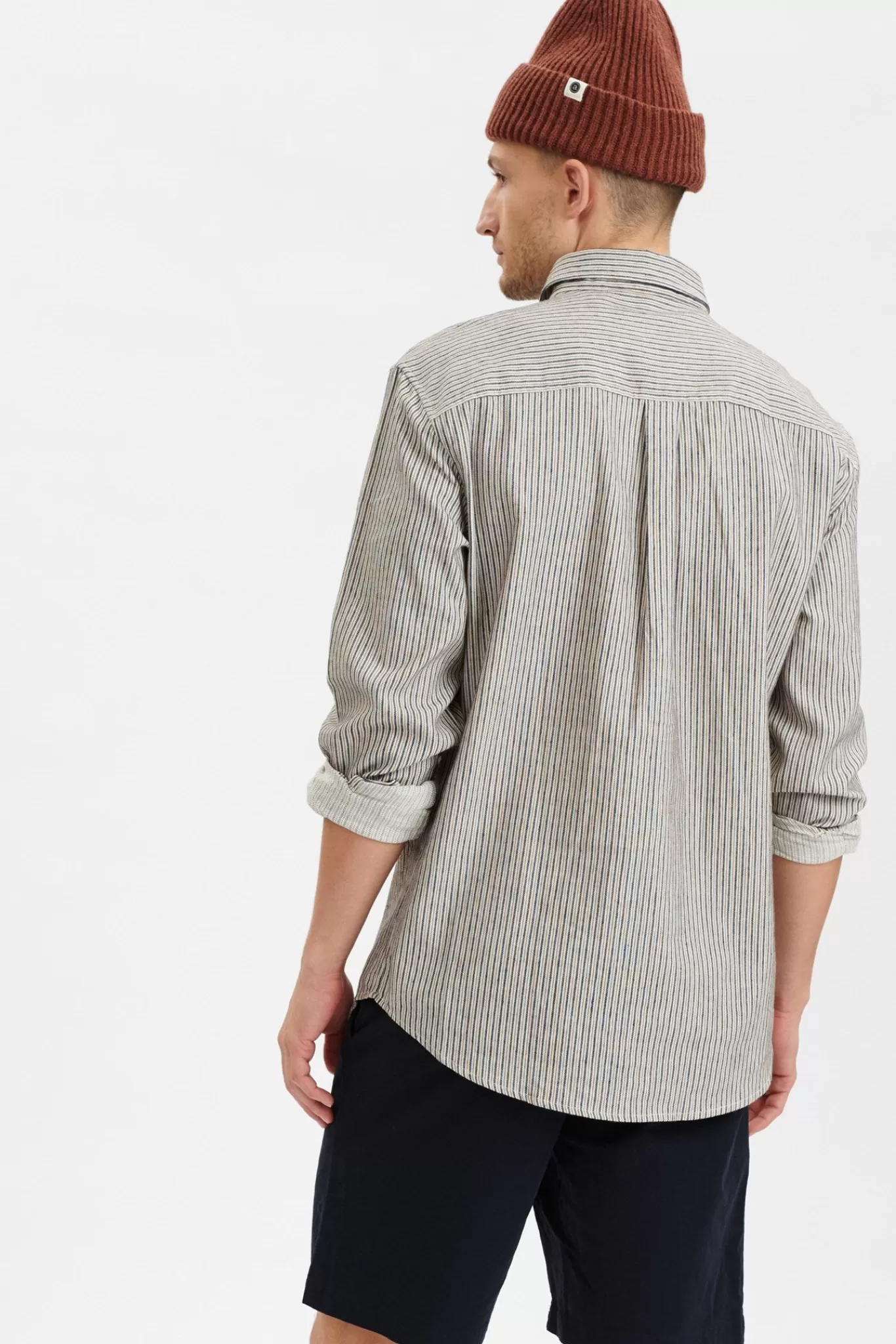 Anerkjendt Shirts<Akkonrad Jacq Stripe Shirt - Tofu