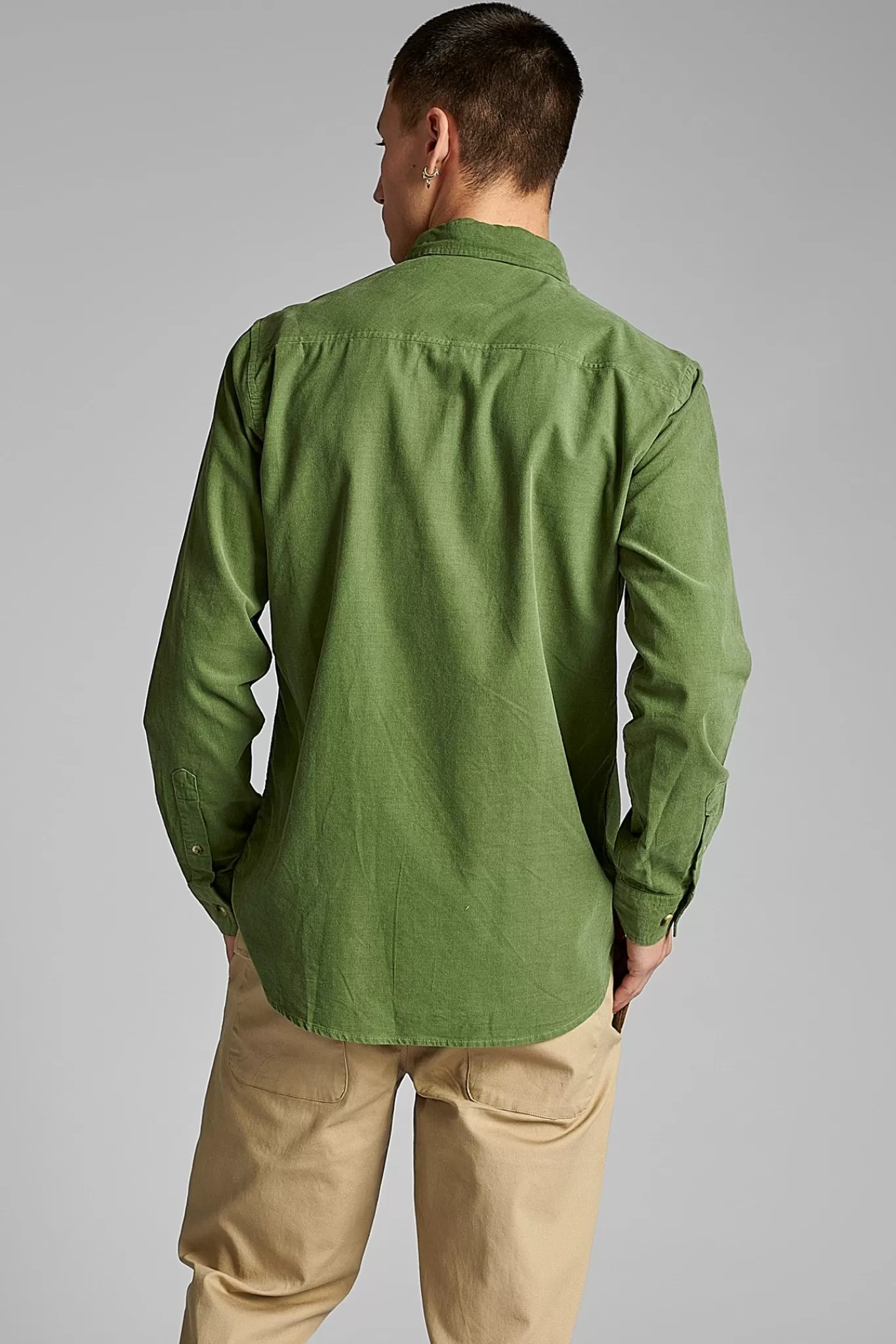 Anerkjendt Shirts<Akkonrad Ls Cord - Vineyard Green