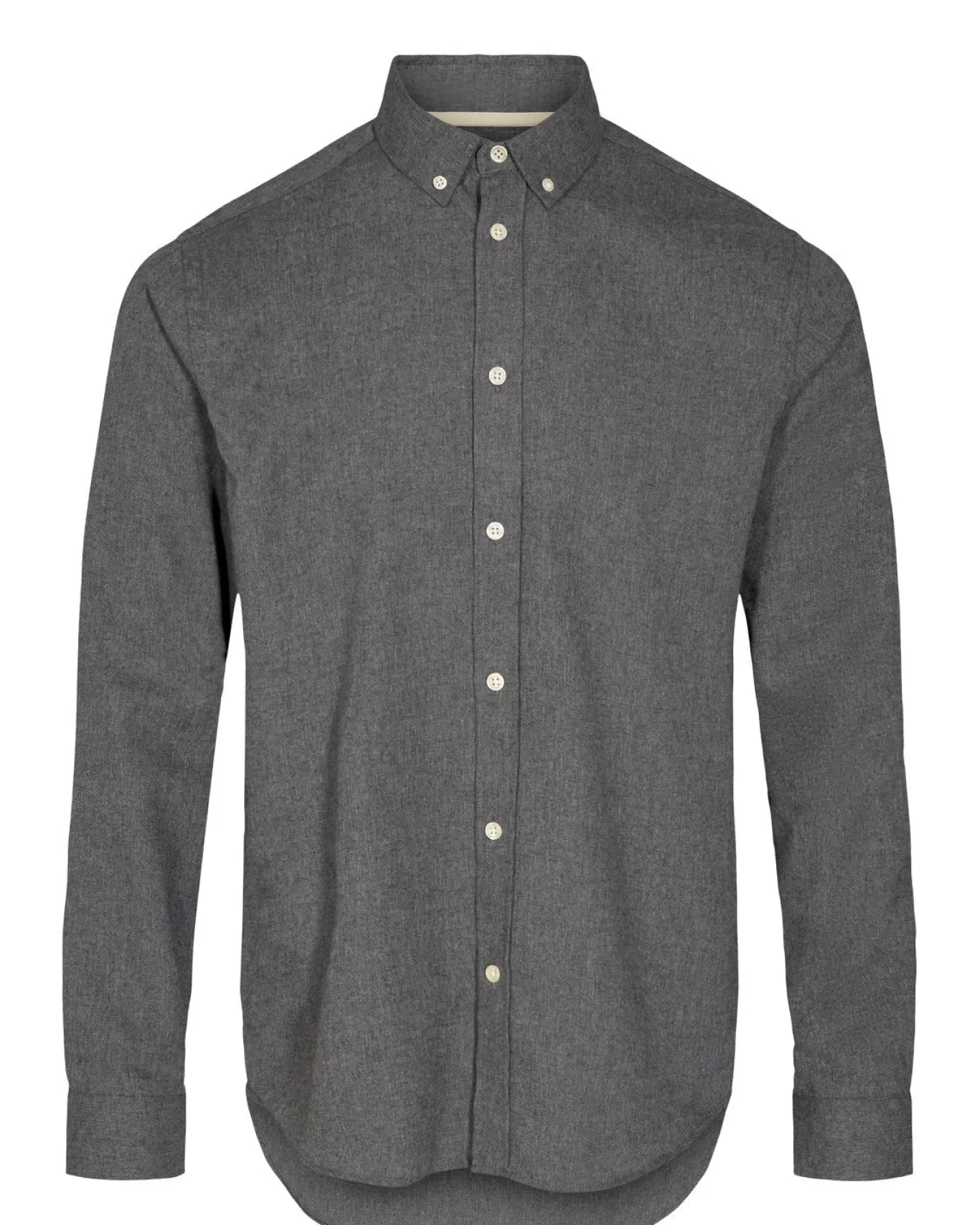 Anerkjendt Shirts<Akkonrad Melange Shirt - Noos - Granit Grey Mel