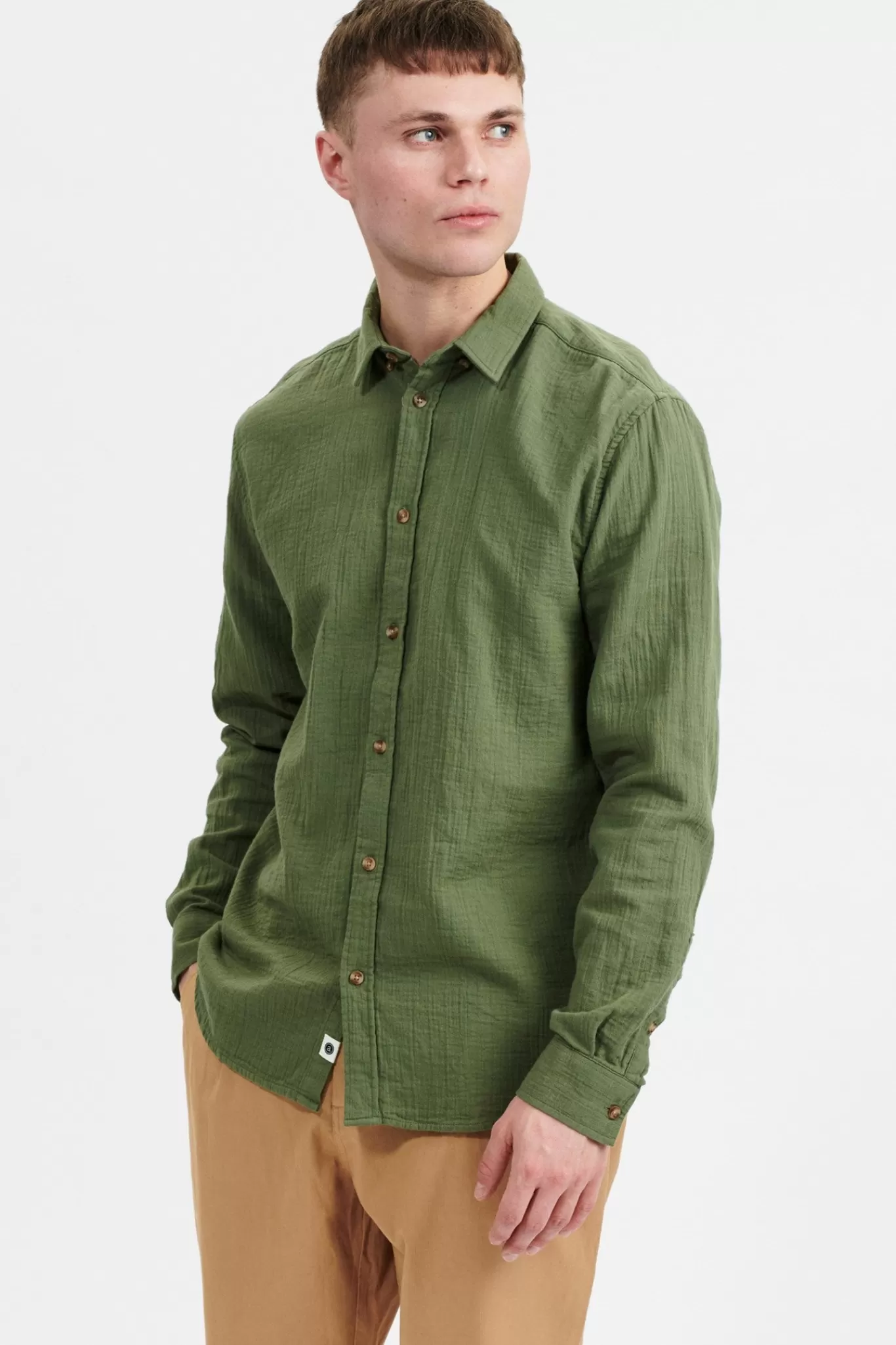 Anerkjendt Shirts<Akkonrad Musselin Shirt - Olivine