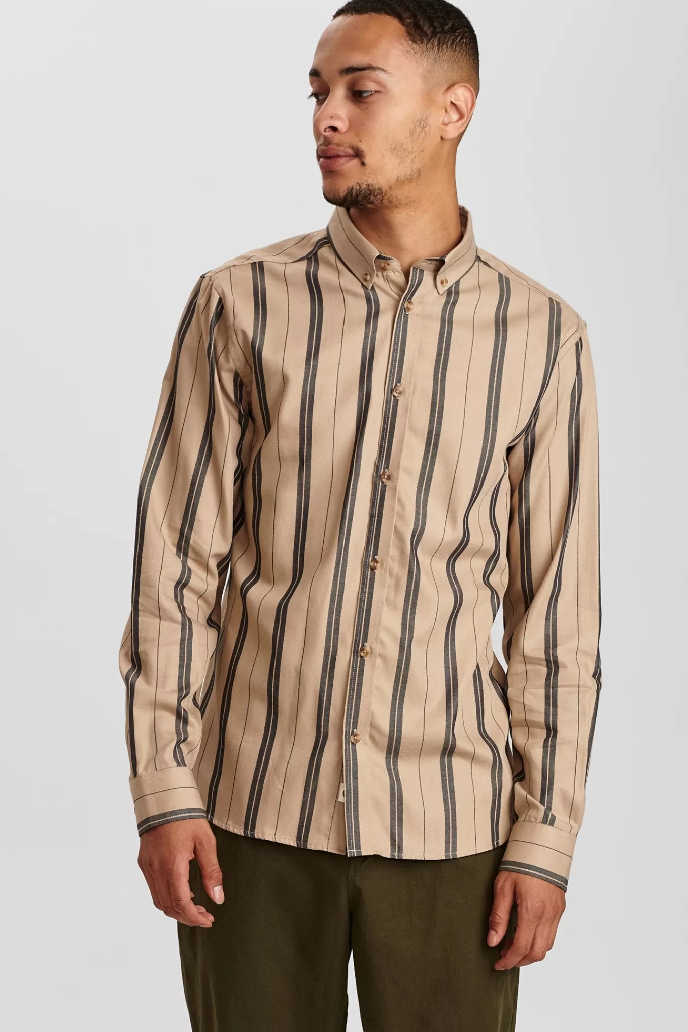 Anerkjendt Shirts<Akkonrad Stripe Shirt - Incense