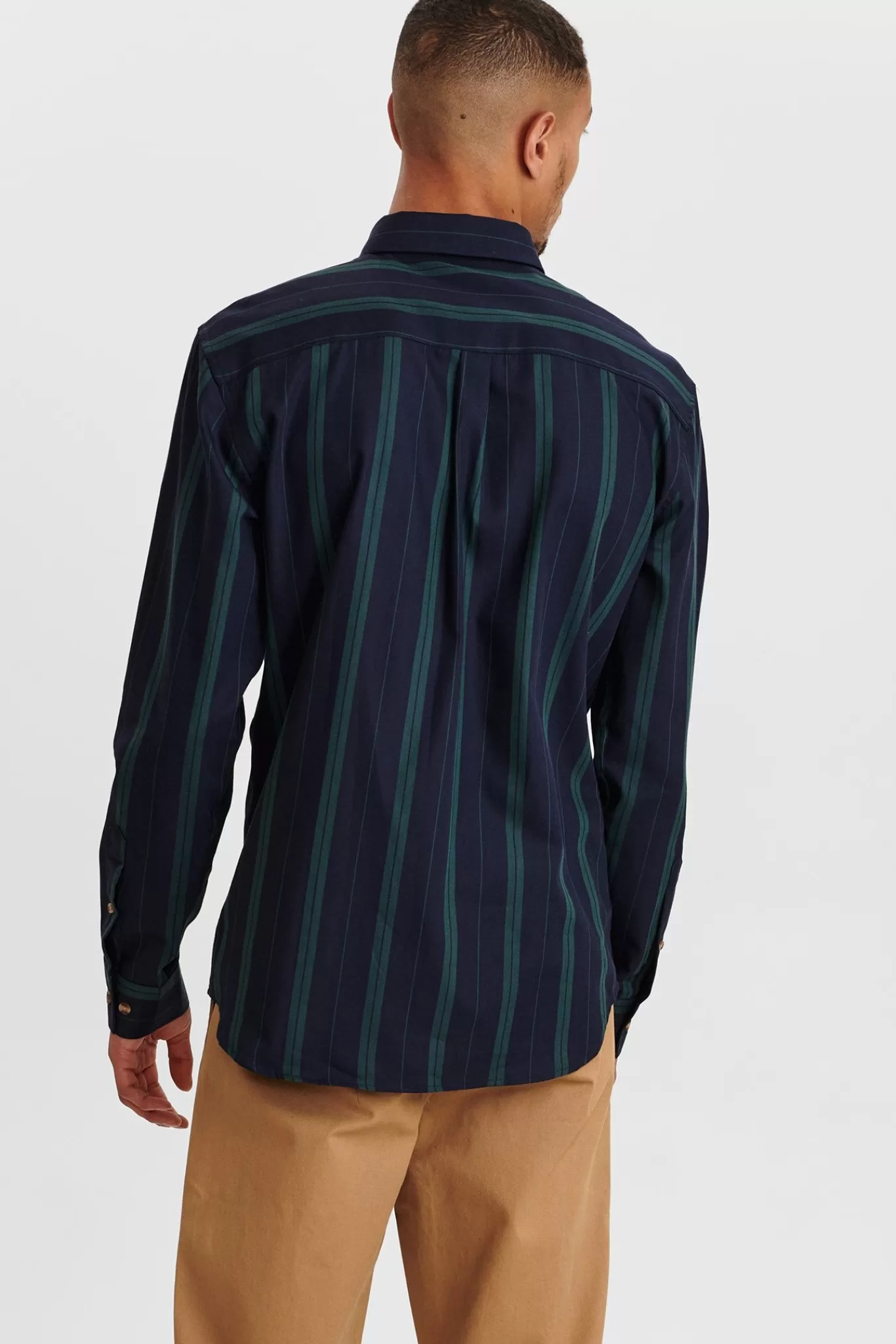 Anerkjendt Shirts<Akkonrad Stripe Shirt - Sky Captain