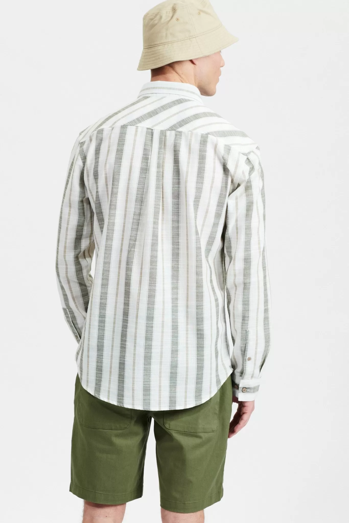 Anerkjendt Shirts<Akkonrad Striped Shirt - Olivine