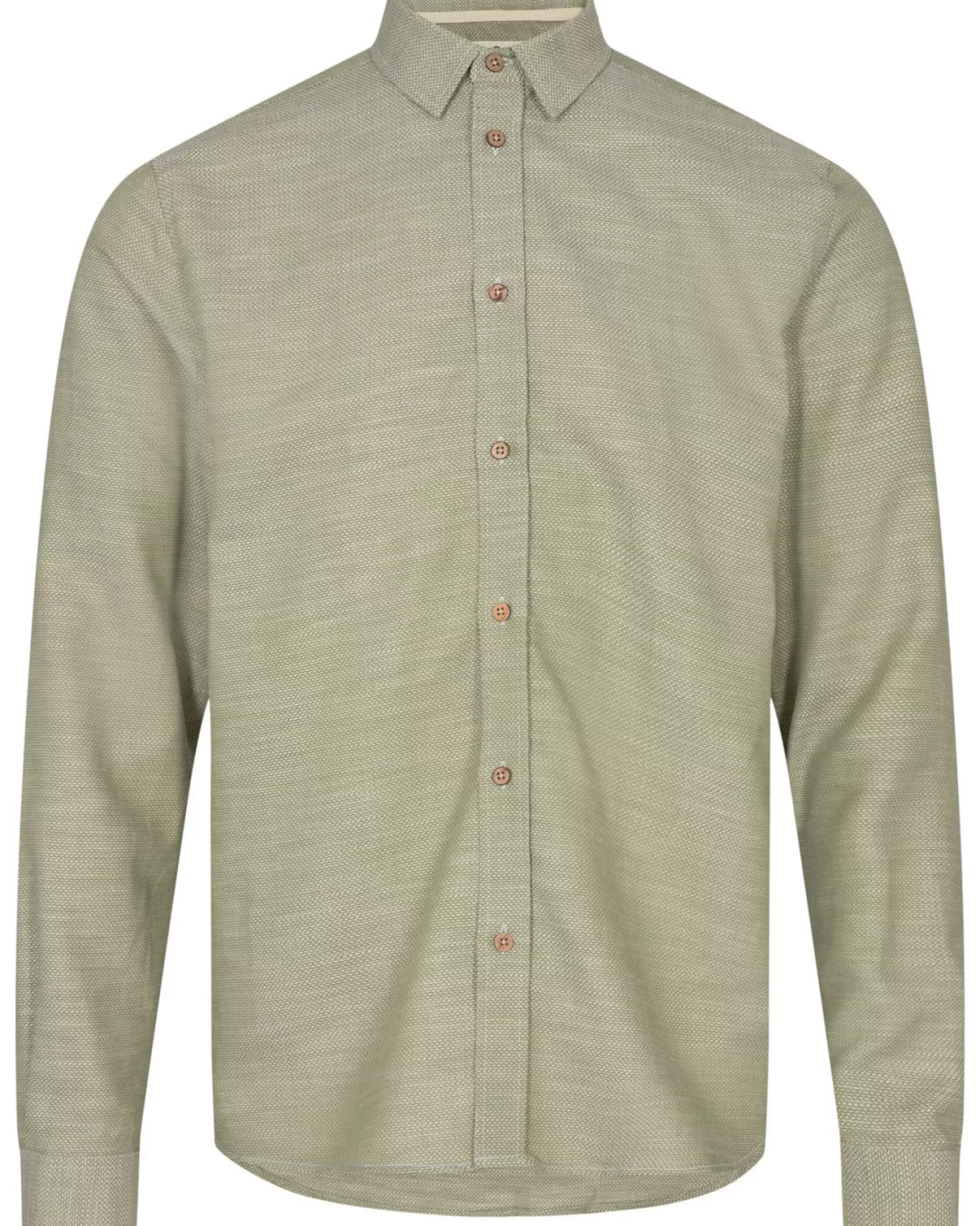 Anerkjendt Shirts<Akkonrad Structure Shirt - Hunter Green