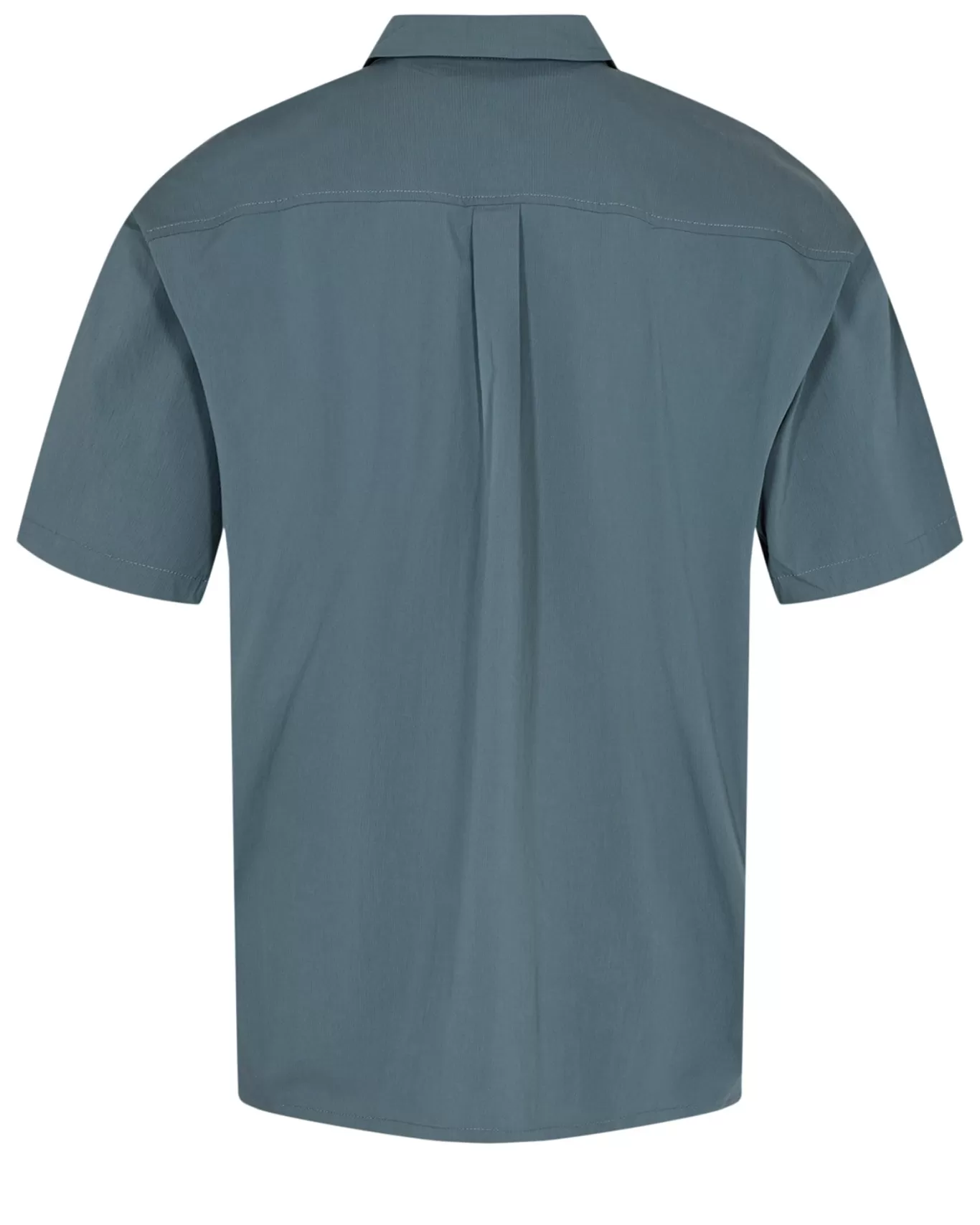 Anerkjendt Shirts<Akkurt S/S Placket Detail - Indian Teal