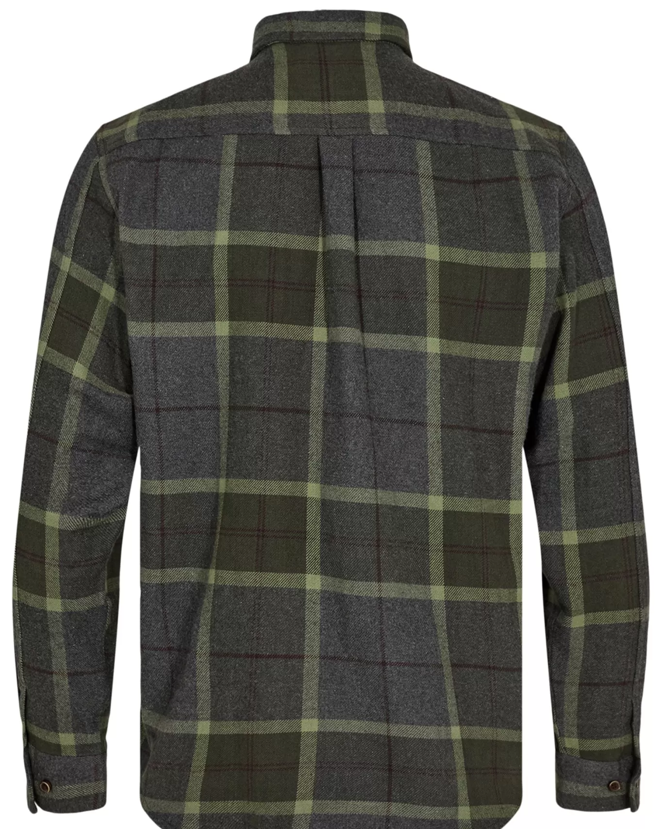 Anerkjendt Shirts<Akleif Brushed Check - Dark Grey Mel