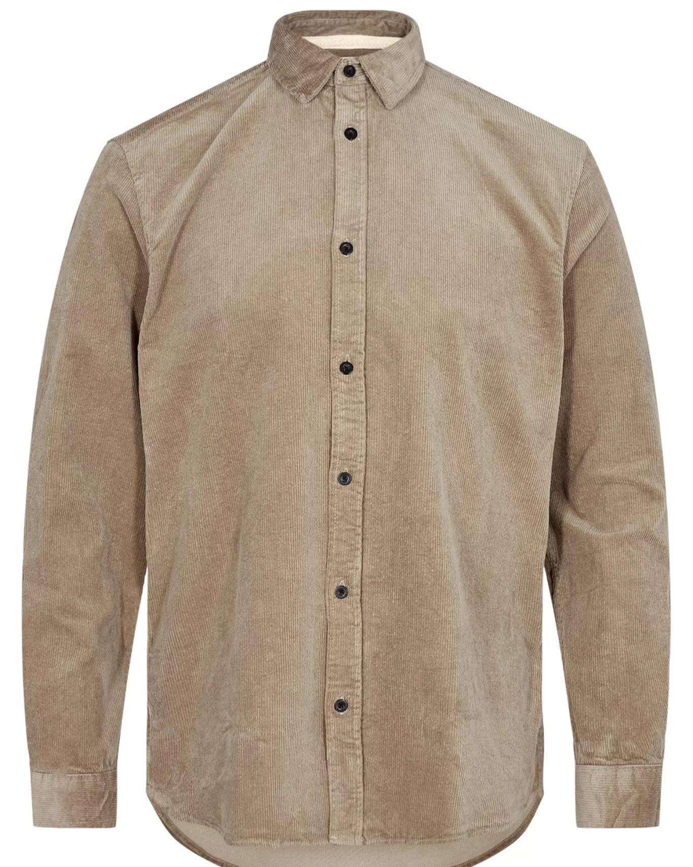 Anerkjendt Shirts<Akleif Corduroy Shirt - Cobblestone