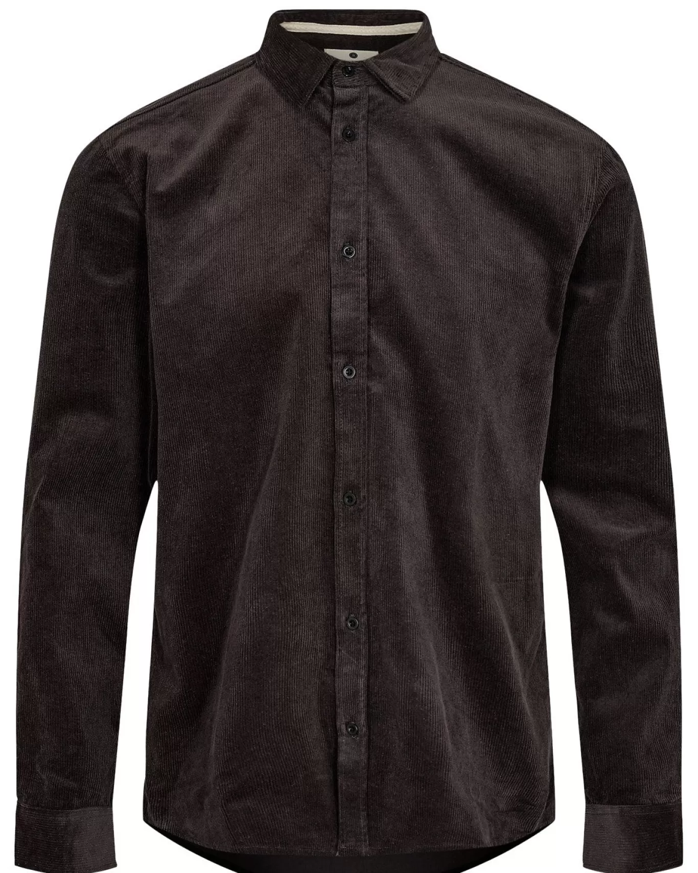 Anerkjendt Shirts<Akleif Corduroy Shirt - Dark Shadow