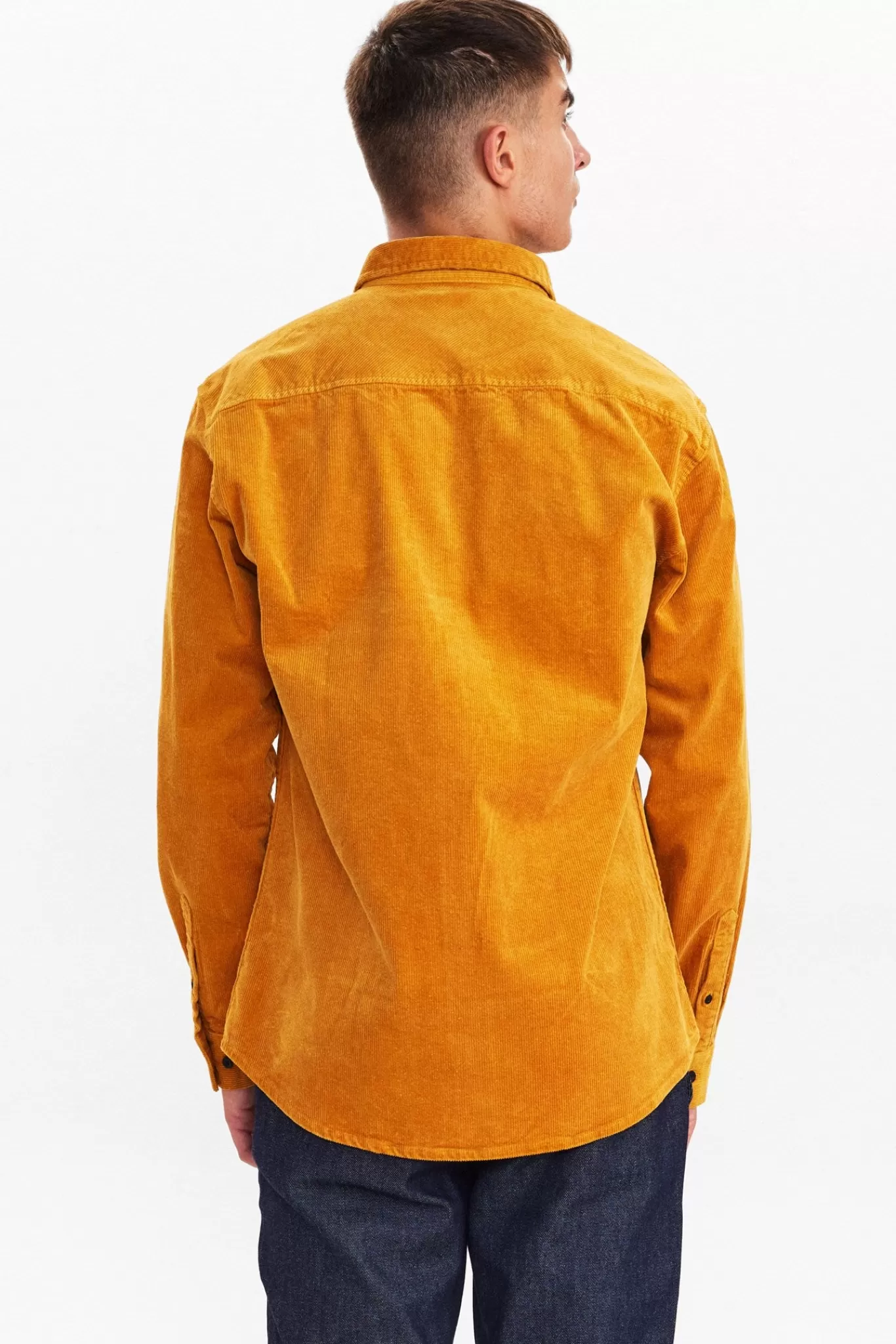 Anerkjendt Shirts<Akleif Corduroy Shirt - Sunflower