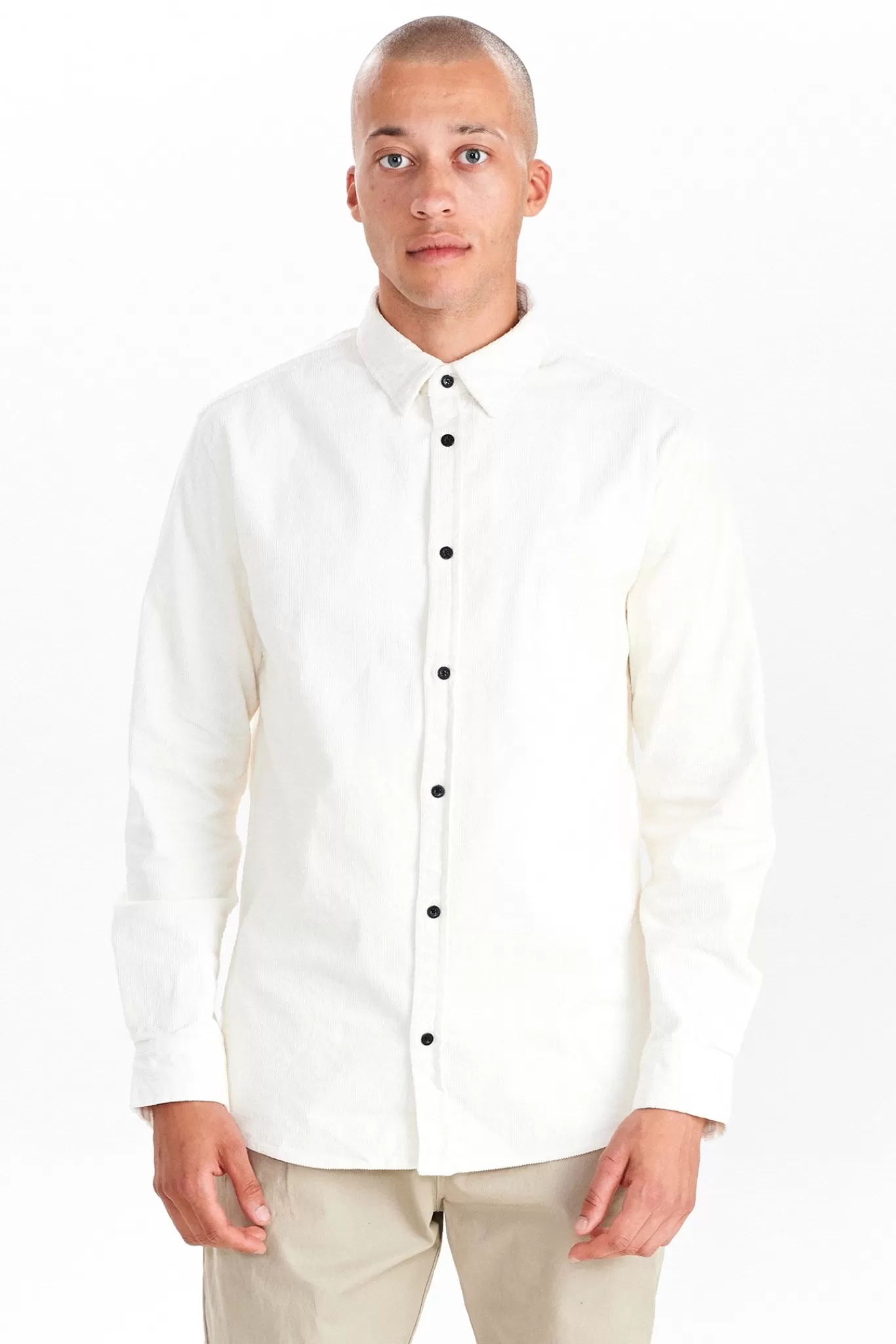 Anerkjendt Shirts<Akleif Corduroy Shirt - Tofu