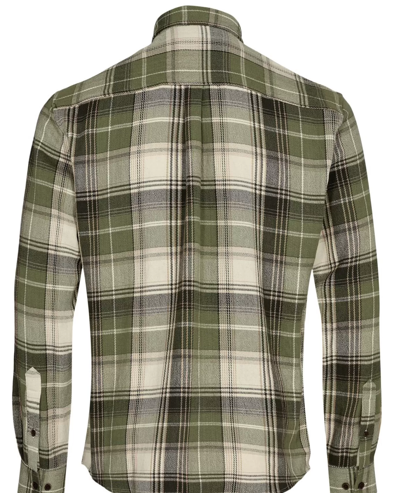 Anerkjendt Shirts<Akleif Flannel Check Shirt - Olivine