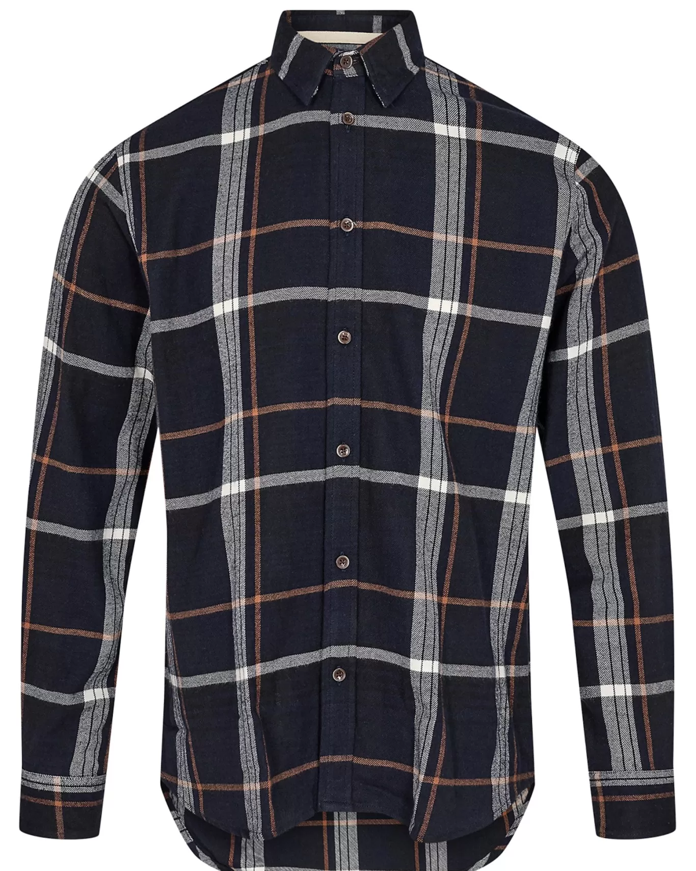 Anerkjendt Shirts<Akleif Flannel Check Shirt - Sky Captain