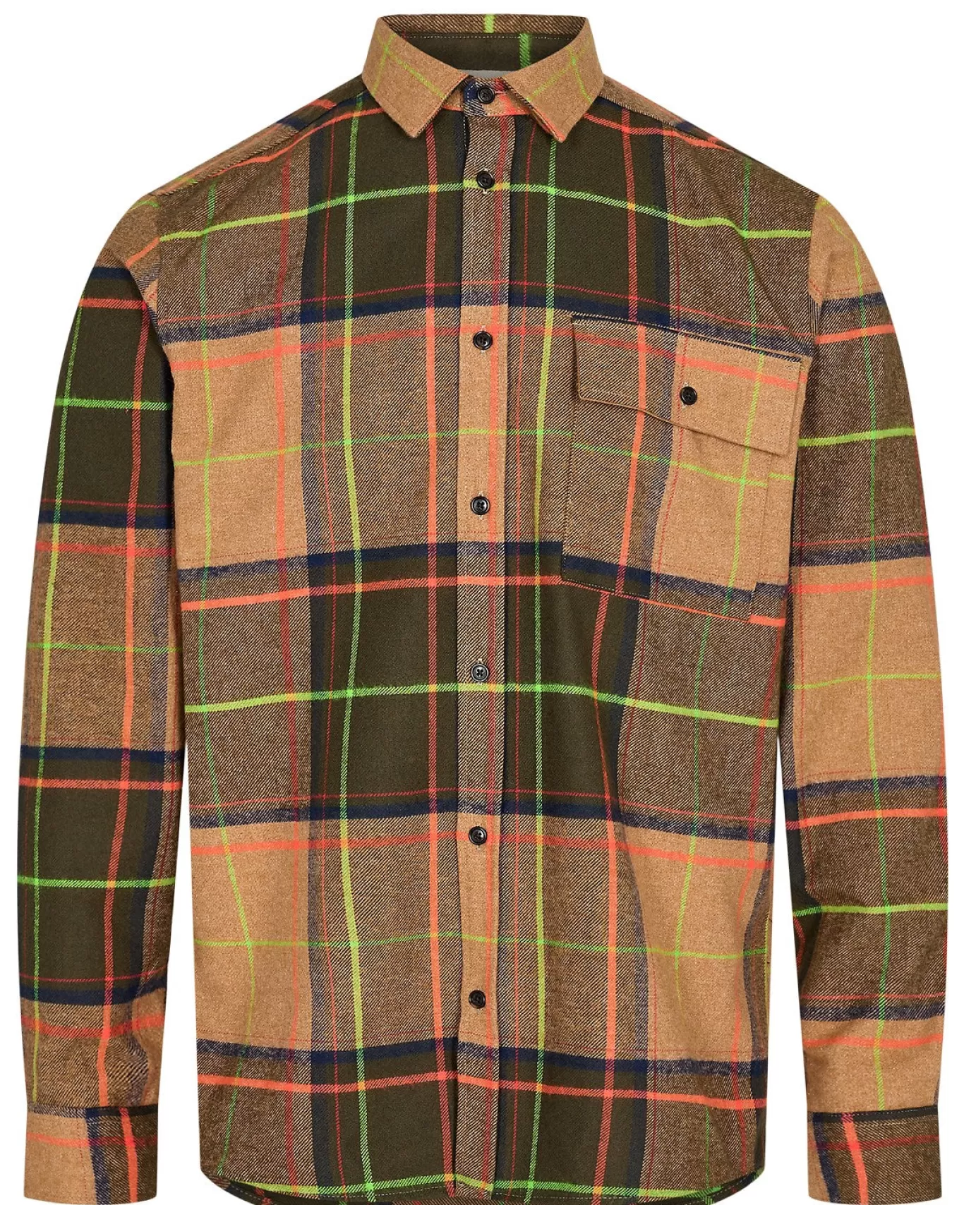 Anerkjendt Shirts<Akleif L/S Checked Shirt - Forest Night