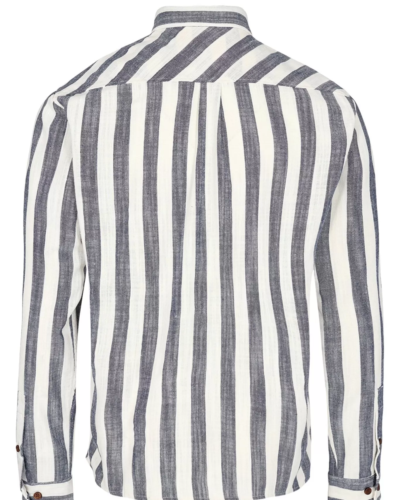 Anerkjendt Shirts<Akleif L/S Stripe Shirt - Dark Navy