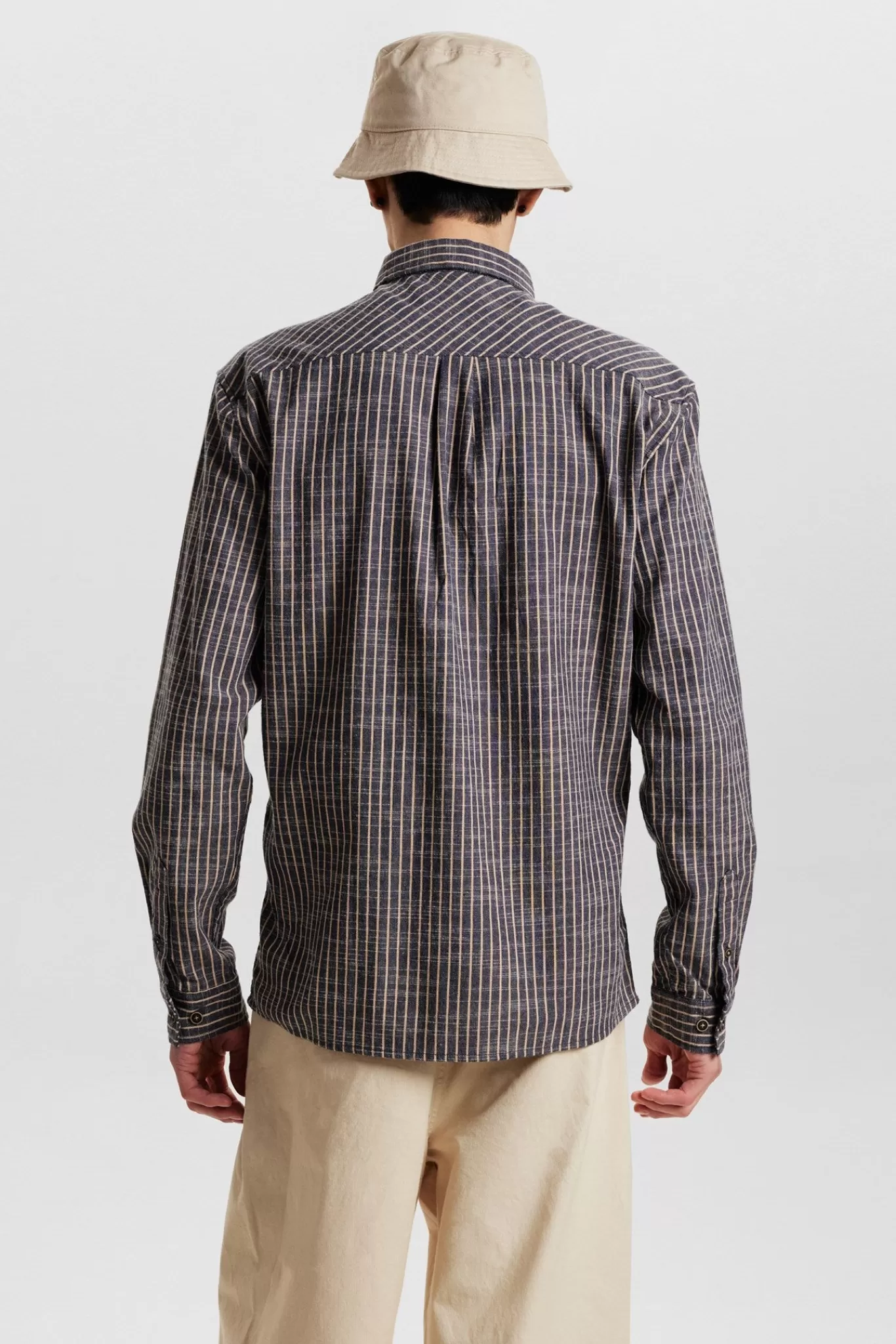 Anerkjendt Shirts<Akleif L/S Stripe Shirt - Incense