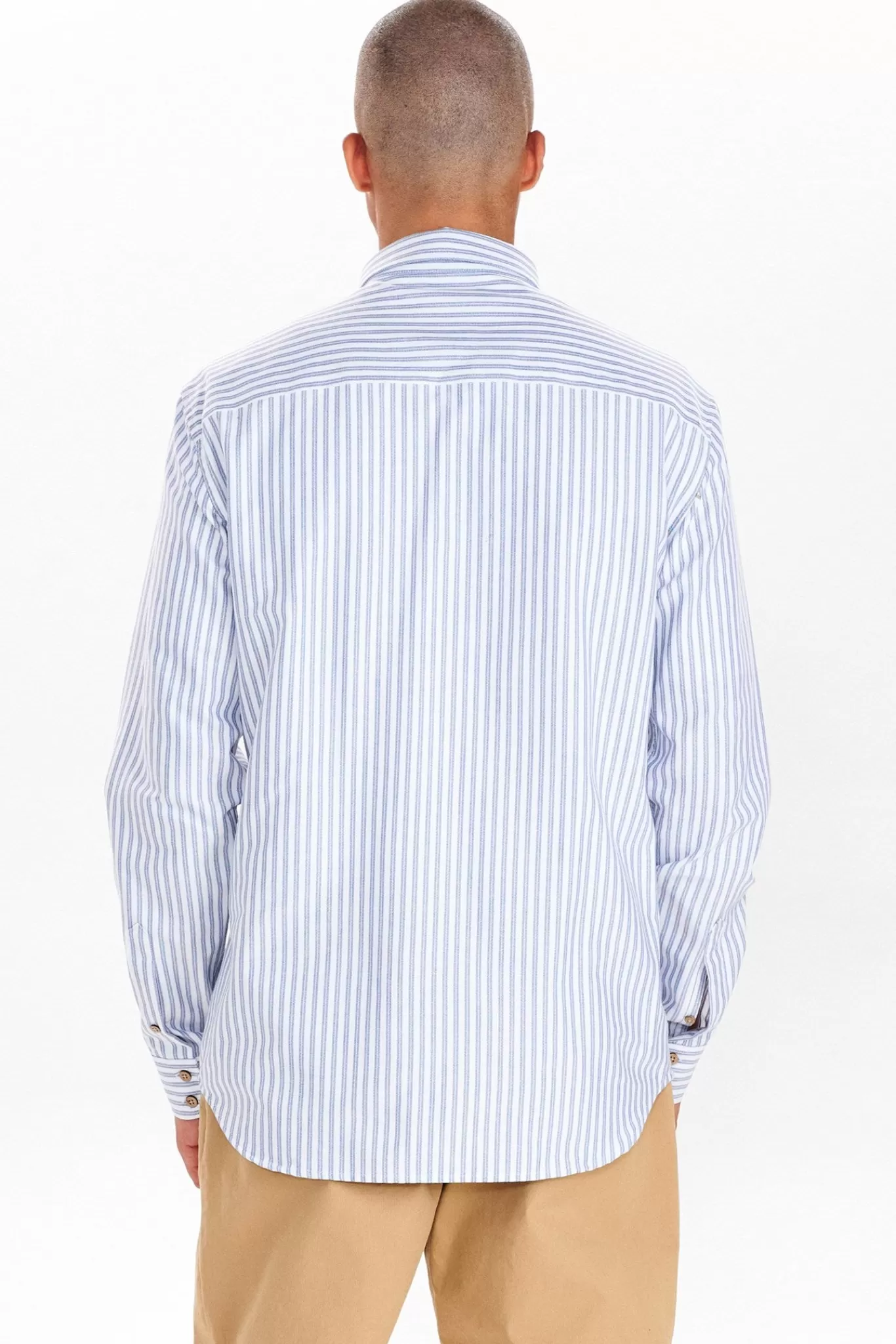 Anerkjendt Shirts<Akleif Pocket Shirt - Sky Blue