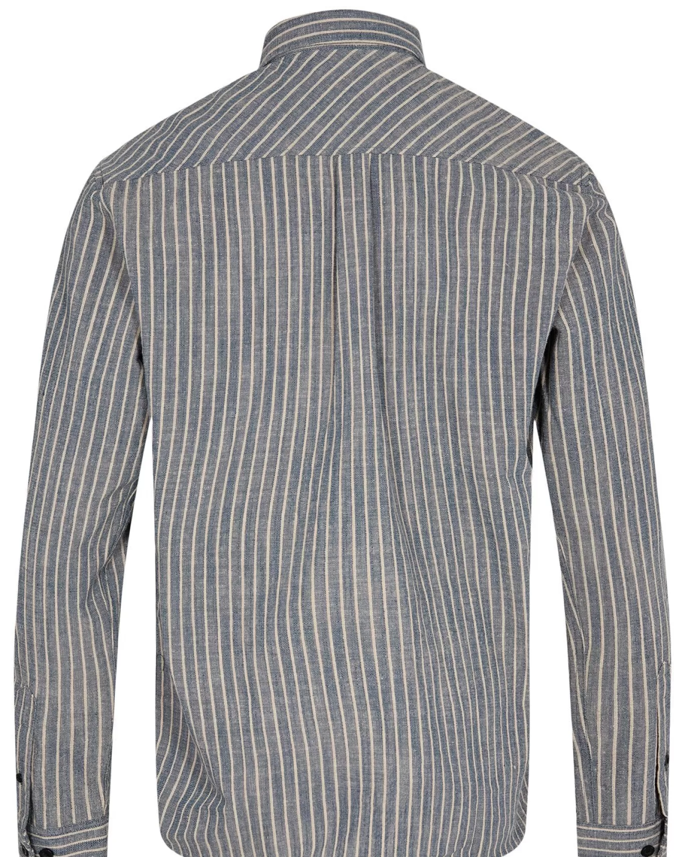 Anerkjendt Shirts<Akleif Stripe Shirt - Dark Navy