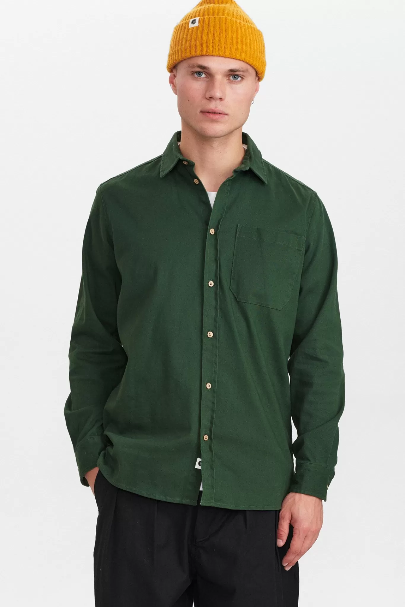 Anerkjendt Shirts<Aklenny Twill Shirt - Deep Forrest