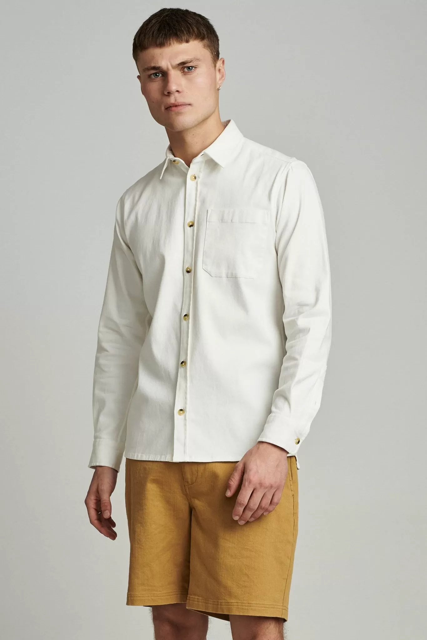 Anerkjendt Shirts<Aklenny Twill Shirt - Tofu