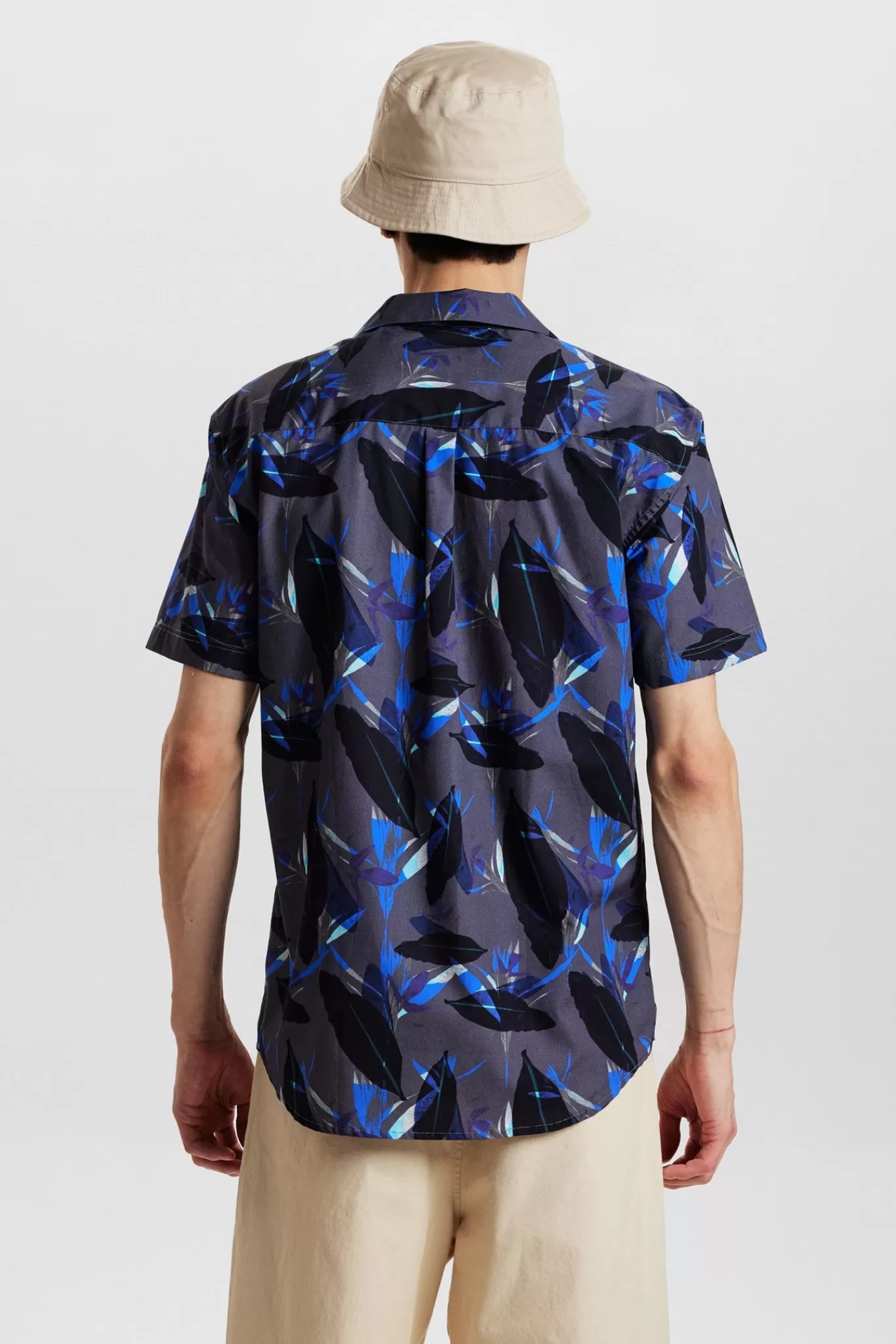 Anerkjendt Shirts<Akleo S/S Poplin Aop-Gots - Bonnie Blue