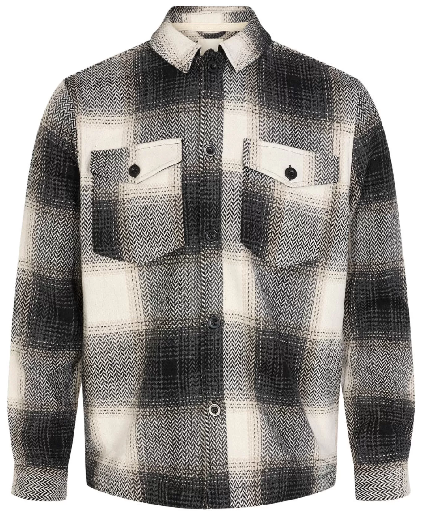 Anerkjendt Overshirts<Aklion Thick Check Overshirt - Tofu