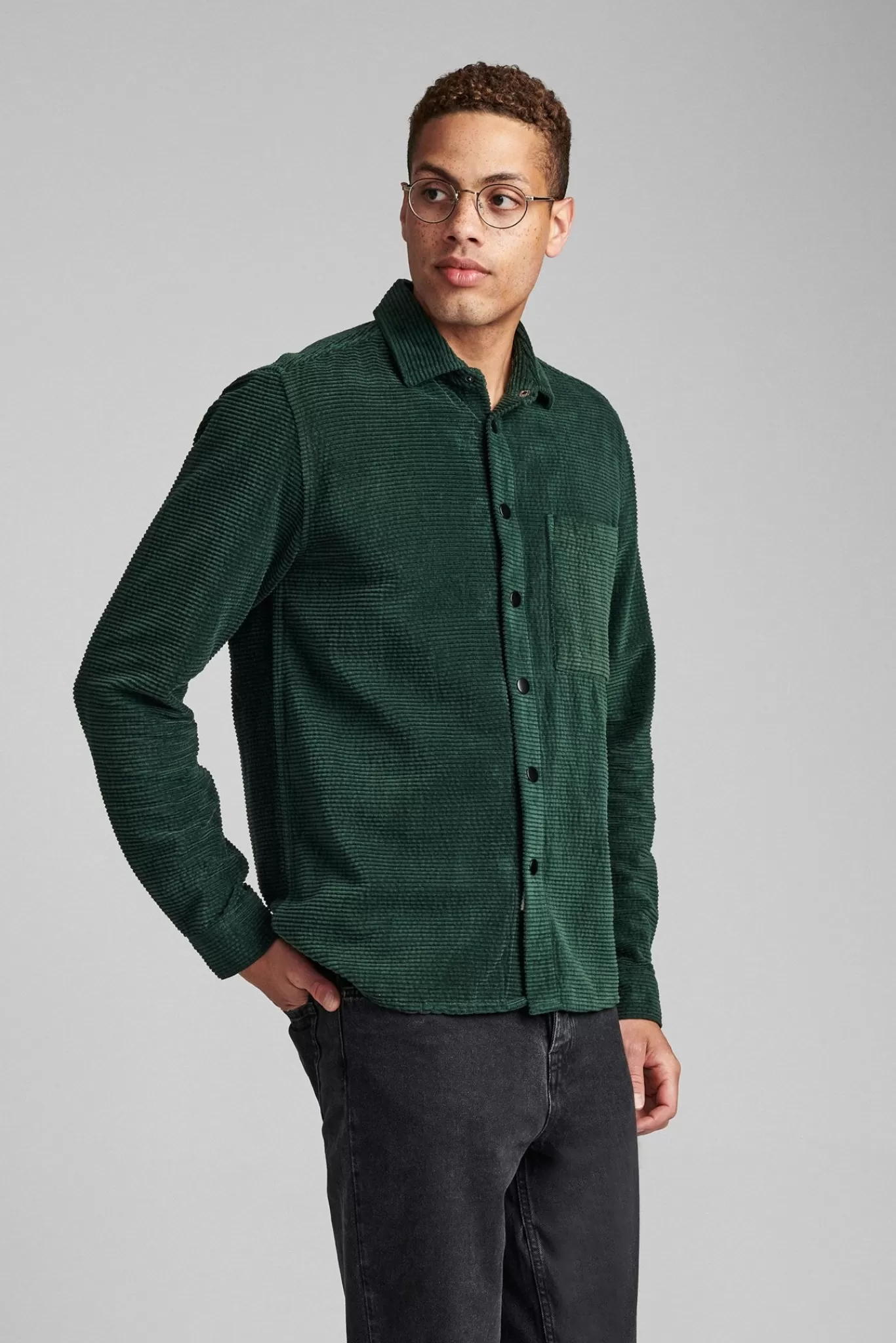 Anerkjendt Overshirts<Akloge Corduroy Overshirt - Pine Grove