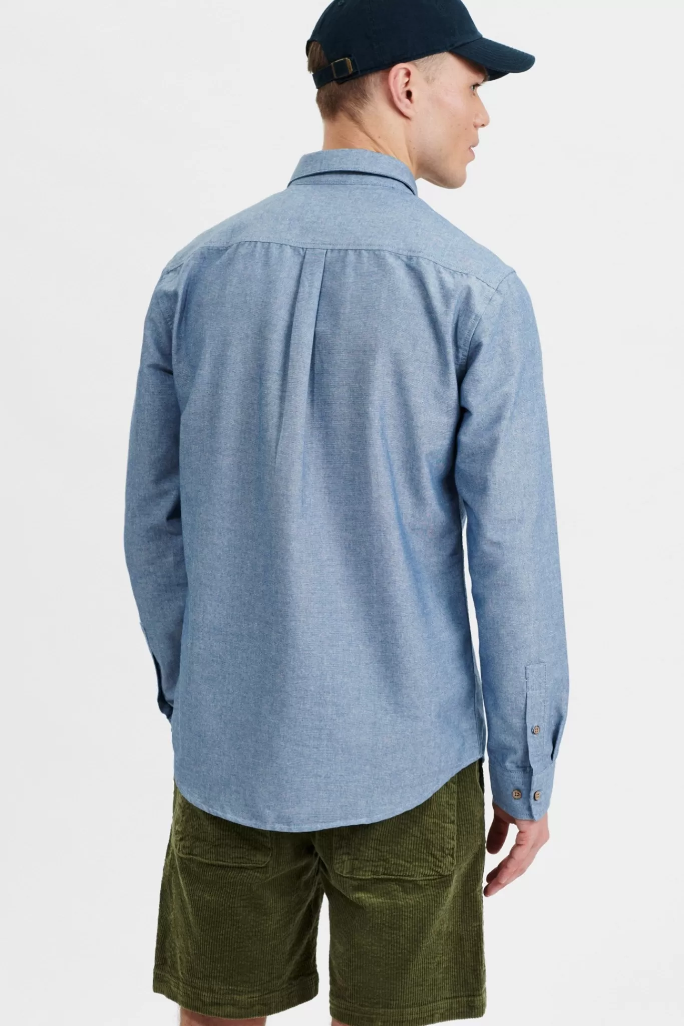 Anerkjendt Shirts<Aklouis Cot/Linen Shirt - Cornet Blue